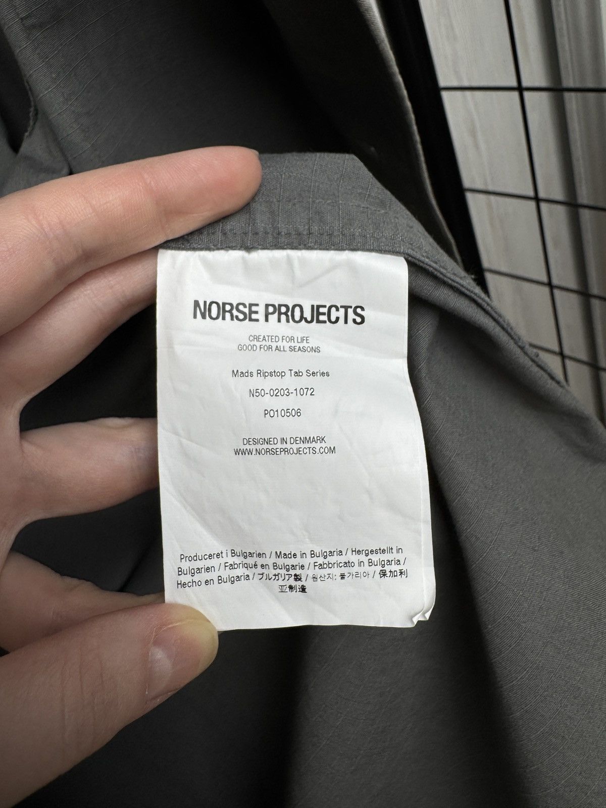 Norse Projects Norse Projects MADS RIPSTOP TAB SERIES multipocket jacket Size US S / EU 44-46 / 1 - 13 Thumbnail