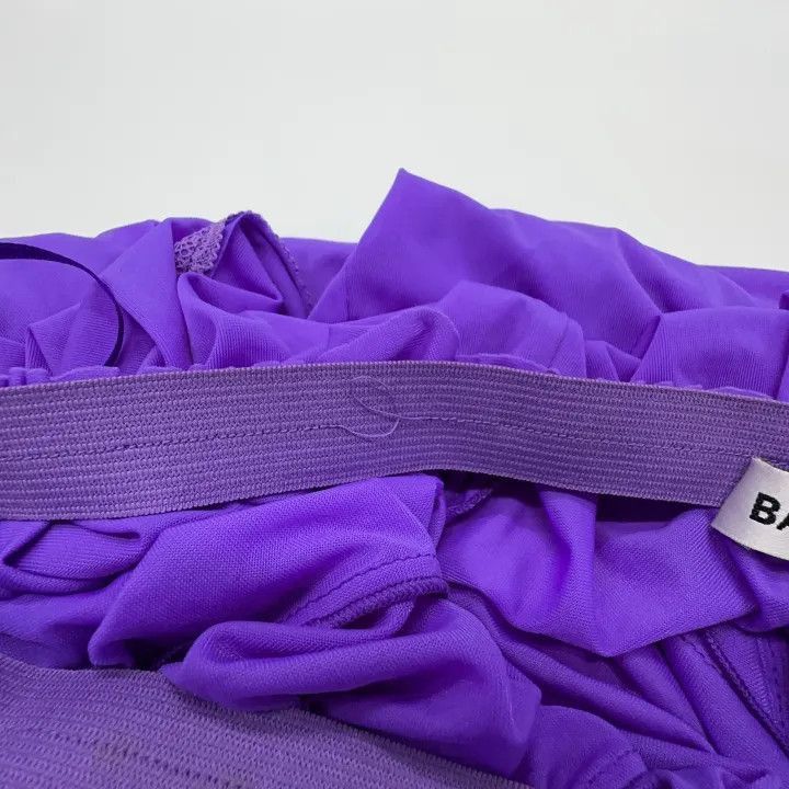 Balenciaga Balenciaga Balenciaga Purple Pleated Lace Skirt -2507 Size US 34 / EU 50 - 5 Thumbnail