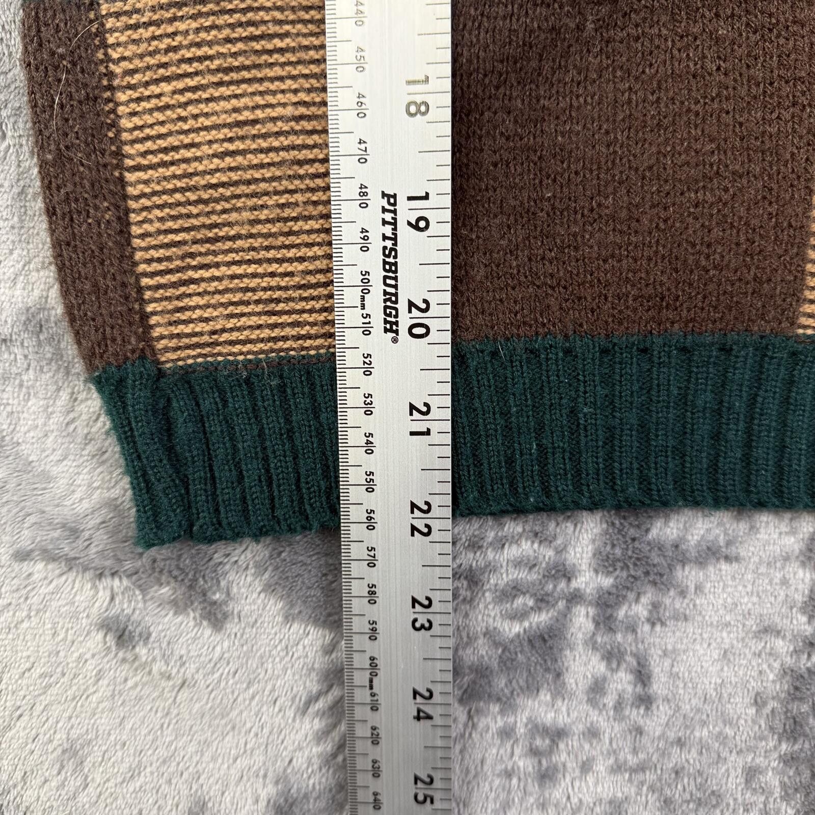 Other Hang Ups Vintage Checkered Kint Sweater Size US XS / EU 42 / 0 - 5 Thumbnail