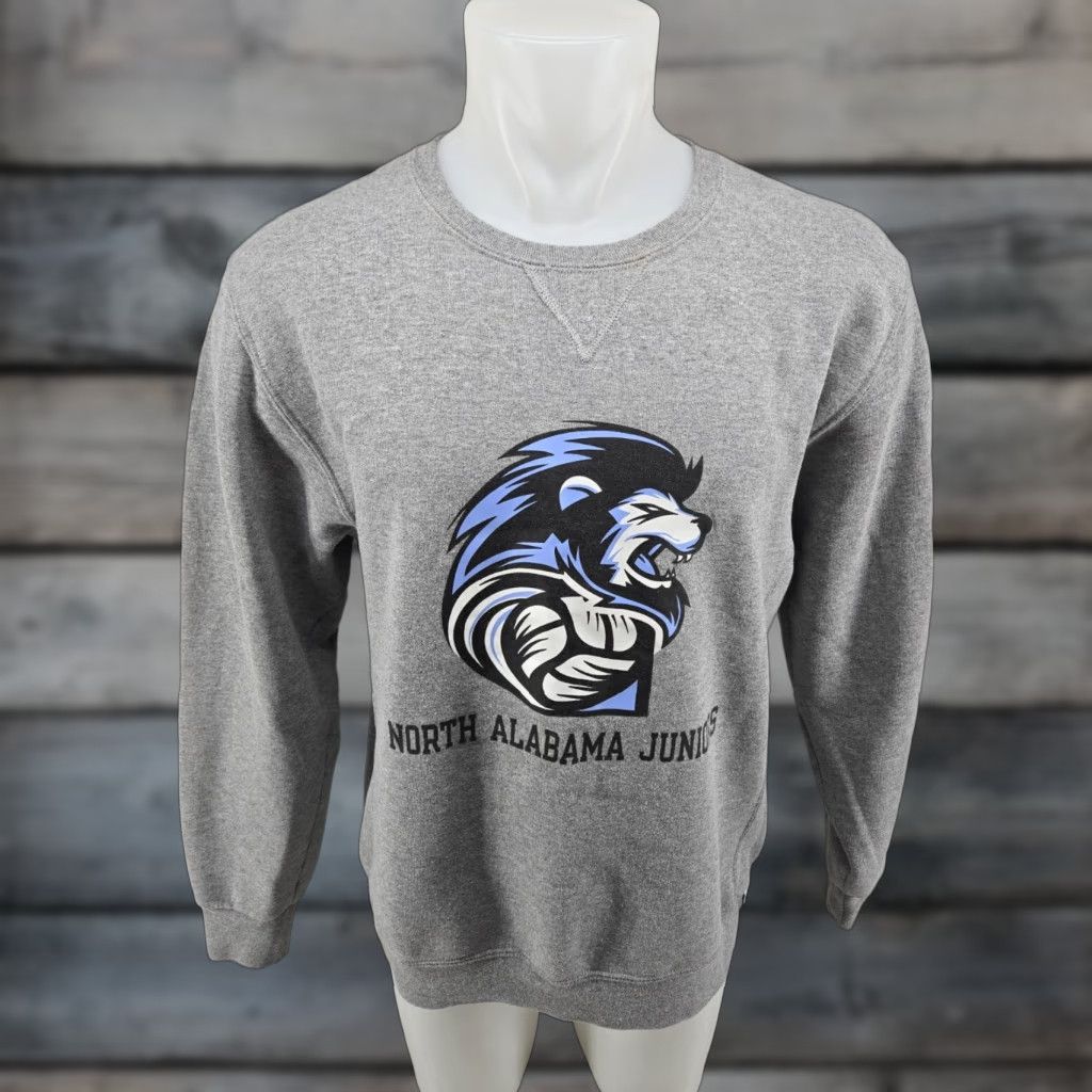 Russell Athletic North Alabama Juniors Vollyball Lion Sweater Gray Size Large Size L / US 10 / IT 46 - 1 Thumbnail