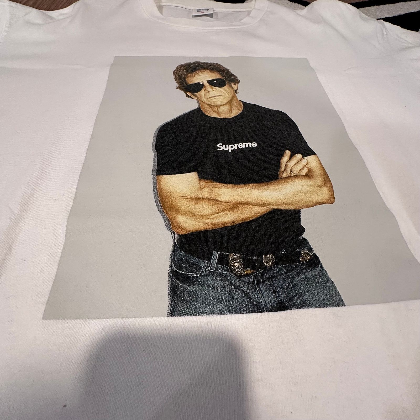 Supreme Supreme Lou Reed Tee White XL (2009SS) - Gently Used Size US XL / EU 56 / 4 - 6 Thumbnail