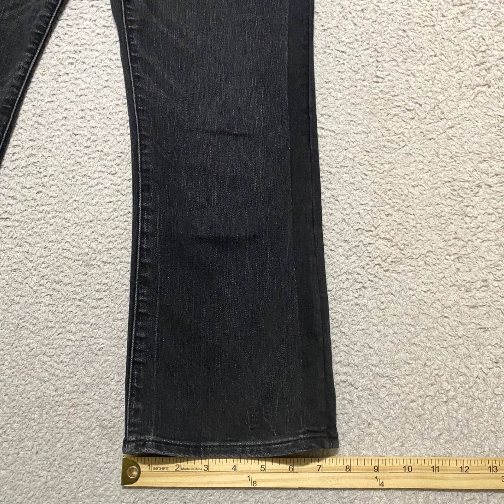 Athleta Athleta Jeans Womens 6P Faded Black Denim Dark Wash High Rise Straight Crop Size 28" / US 6 / IT 42 - 5 Thumbnail