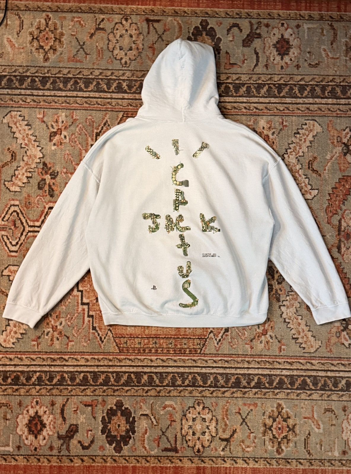 Playstation × Travis Scott Cactus Jack x PlayStation Hoodie Motherboard II Light Blue Size US L / EU 52-54 / 3 - 4 Thumbnail