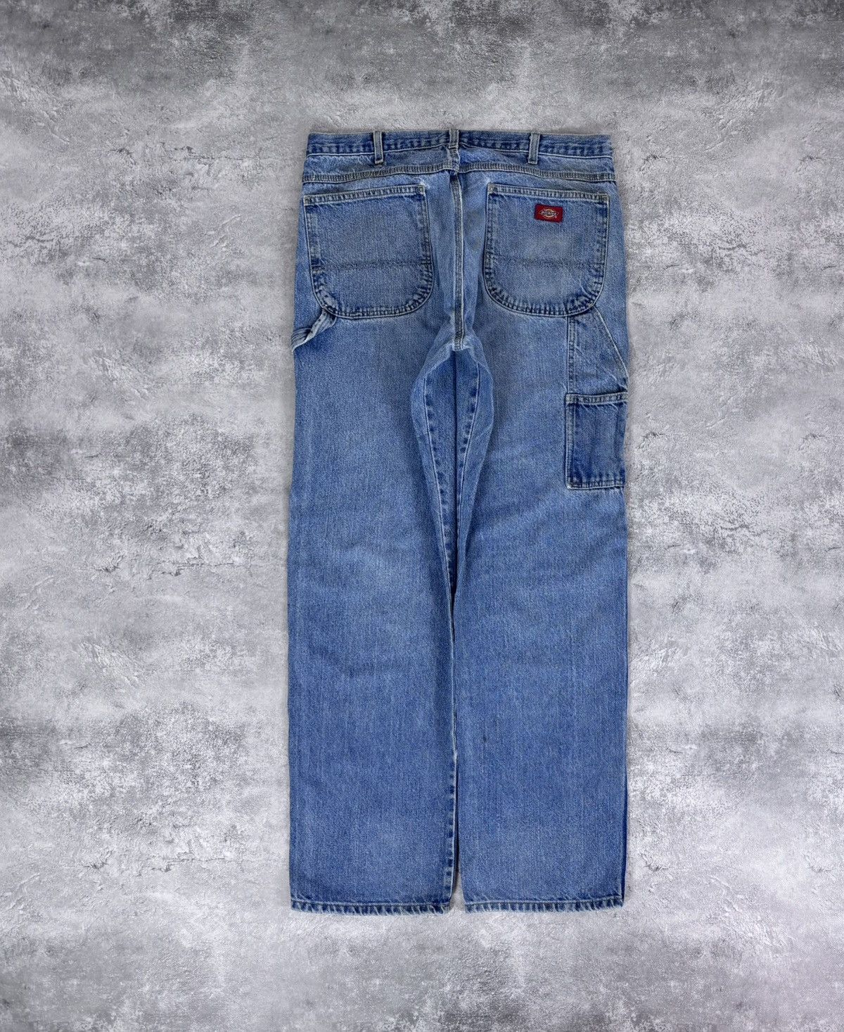 Dickies Vintage Dickies Faded Blue Carpenter Denim Jeans 1993SNB Size US 36 / EU 52 - 1 Thumbnail