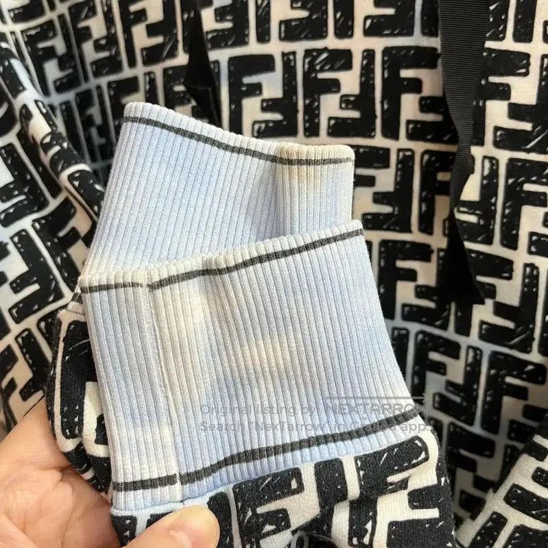 Fendi Fendi Blue Cotton Women's Hoodie . Size XS / US 0-2 / IT 36-38 - 3 Thumbnail