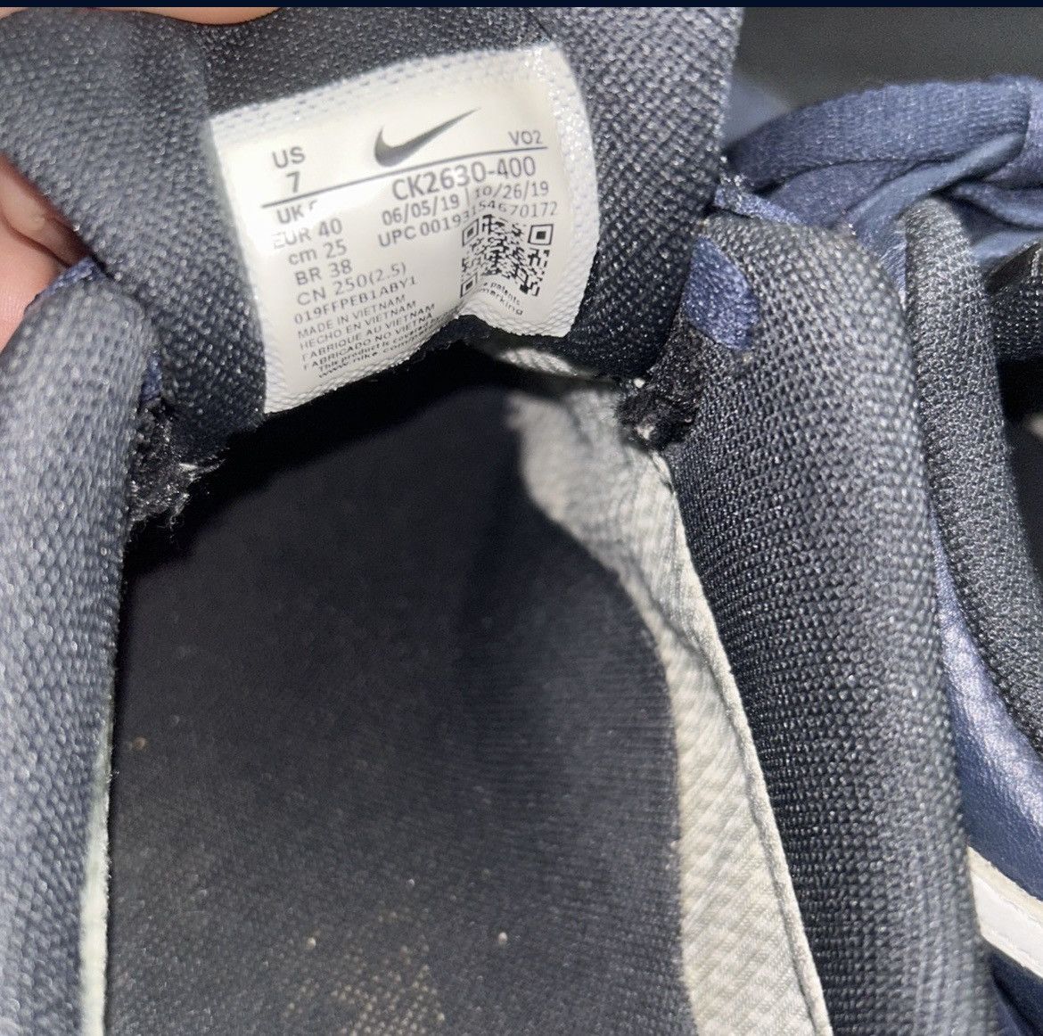 Goretex × Nike Nike af1 gore tex navy Size US 7 / EU 40 - 3 Thumbnail