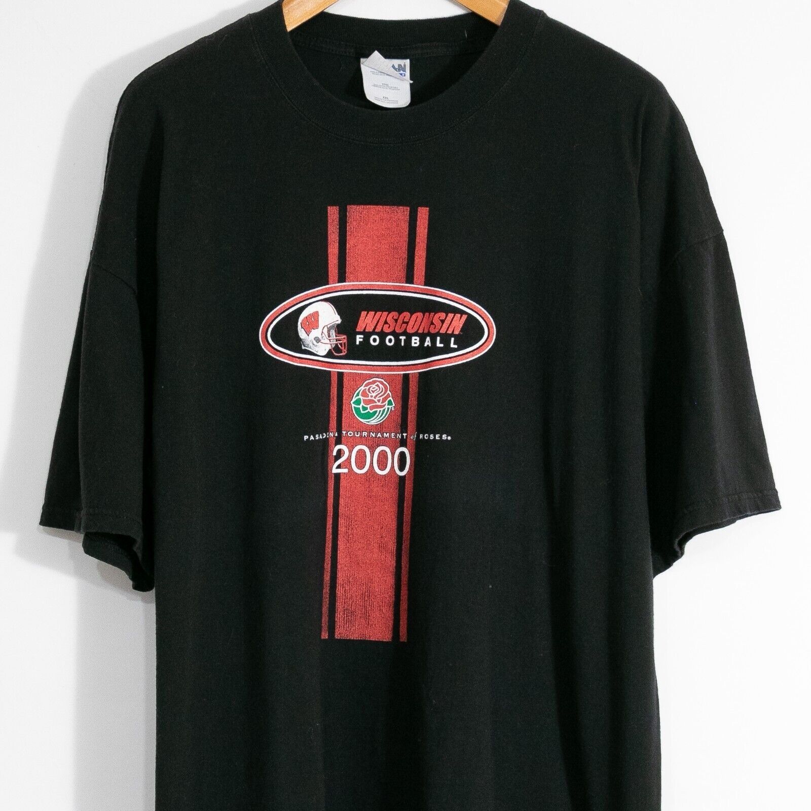 Vintage Vintage University Wisconsin Rose Bowl T Shirt 2XL Football Size US XXL / EU 58 / 5 - 2 Thumbnail