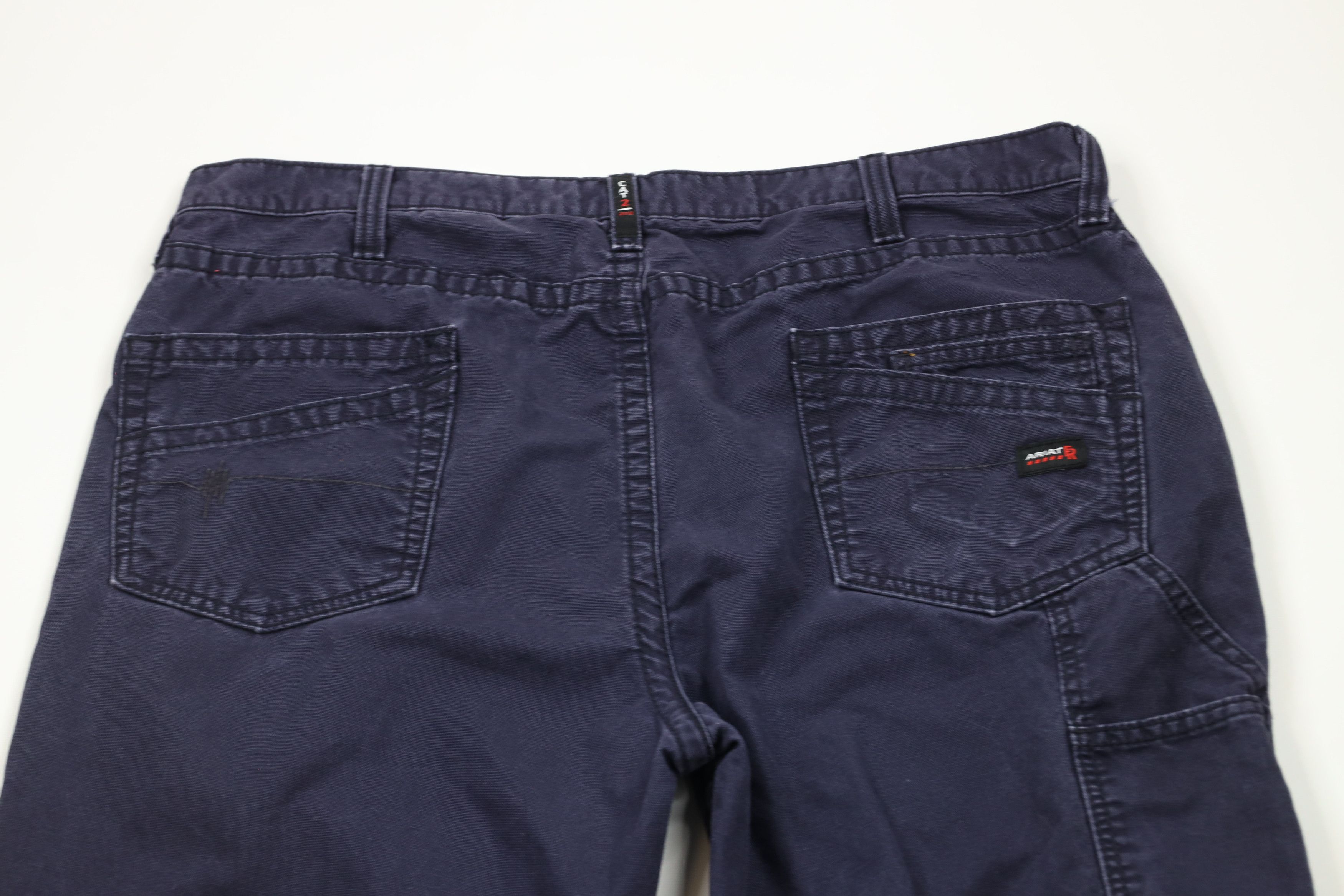 Ariat × Vintage Ariat FR Resistant Low Rise M4 Bootcut Canvas Pants Blue Size US 42 / EU 58 - 13 Thumbnail