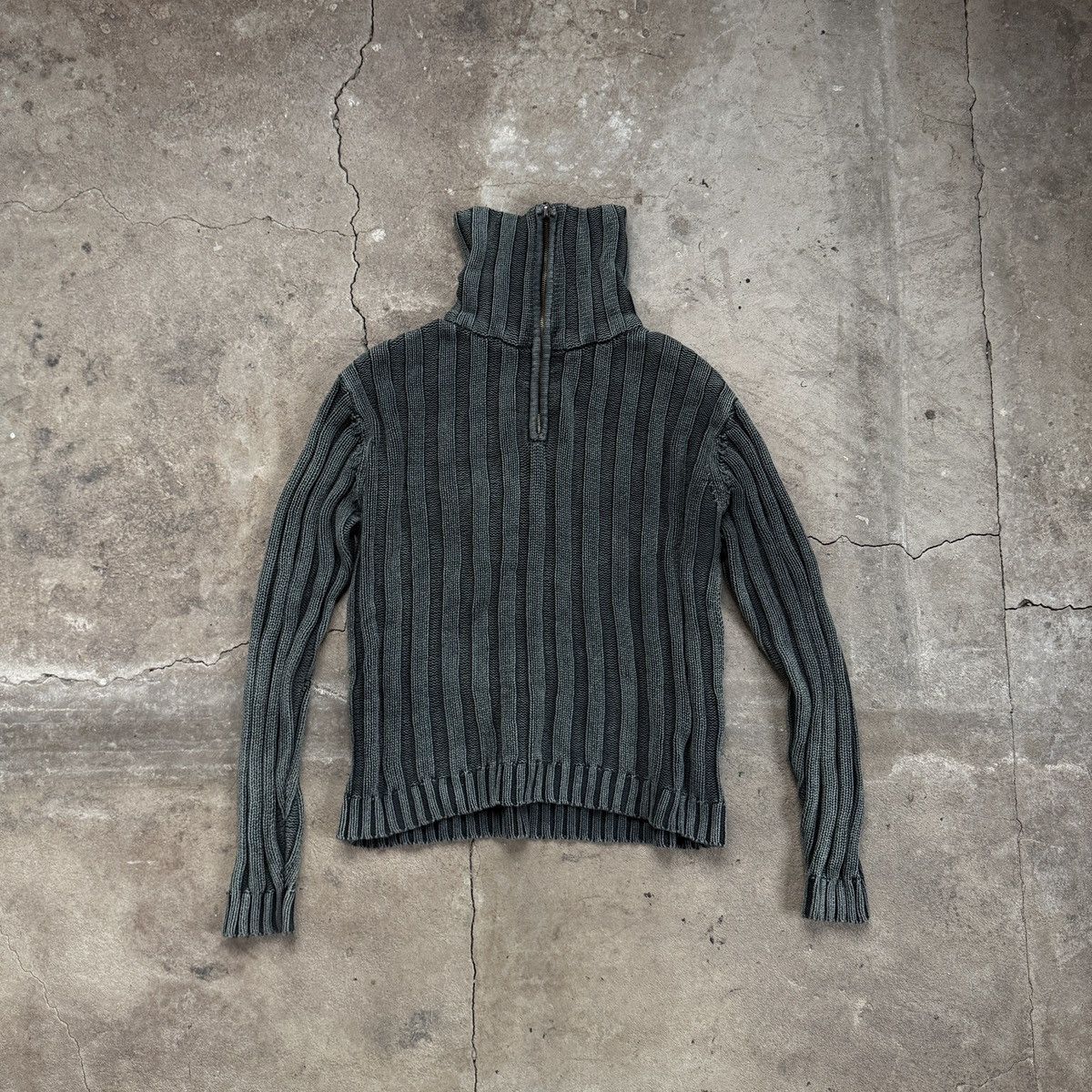 Japanese Brand Vintage Japanese Mantan Faded Stripe Sweater Size US L / EU 52-54 / 3 - 1 Thumbnail