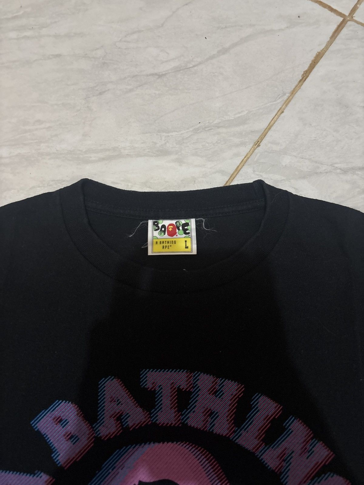 Bape BAPE REFLECTOR NOISE COLLEGE TEE Size US L / EU 52-54 / 3 - 2 Thumbnail