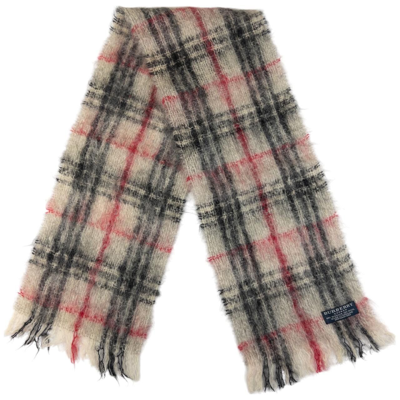 Burberry Vintage Burberry Nova Check Mohair Scarf Size ONE SIZE - 5 Thumbnail