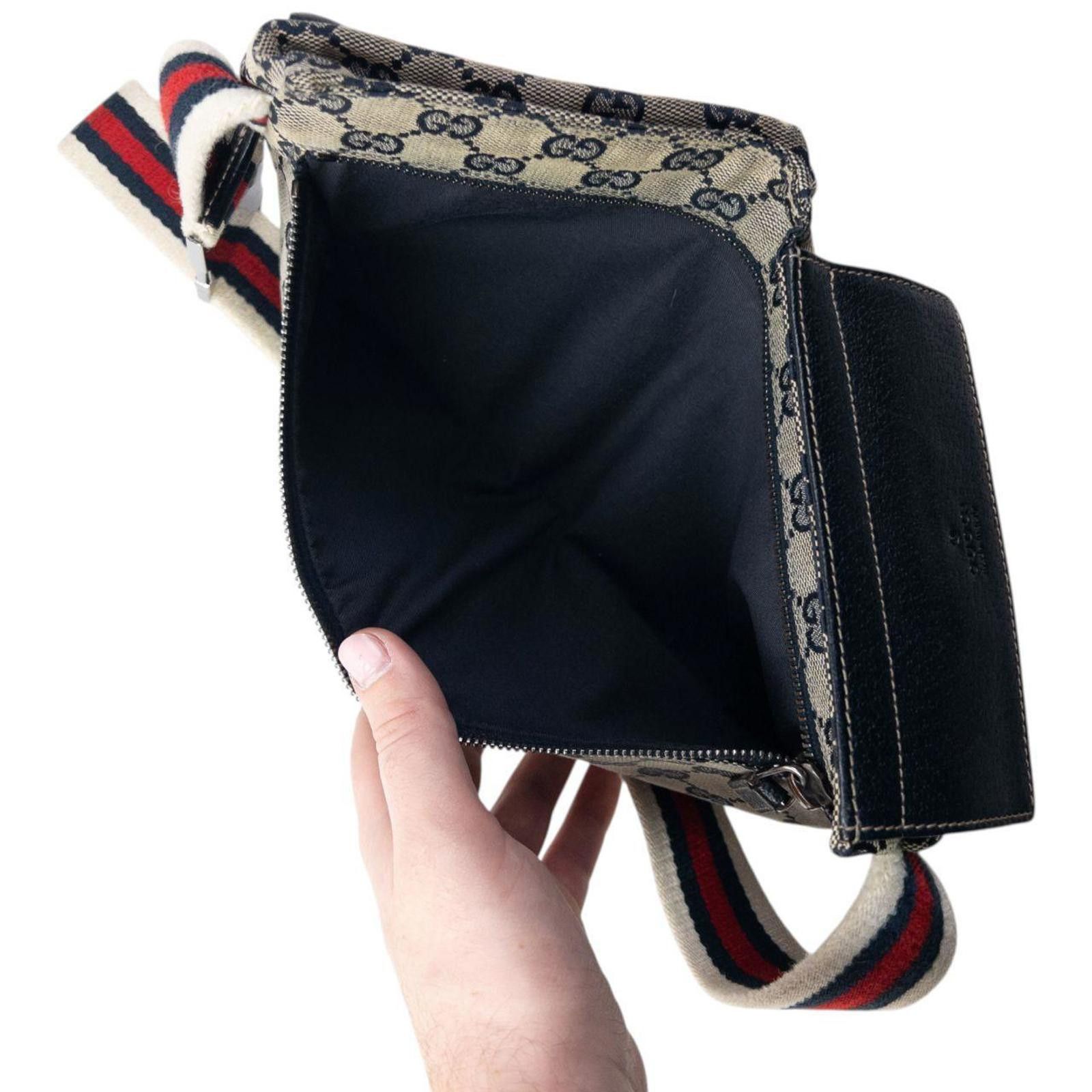 Gucci Vintage 2000s Gucci Monogram Crossbody Bag Size ONE SIZE - 6 Thumbnail