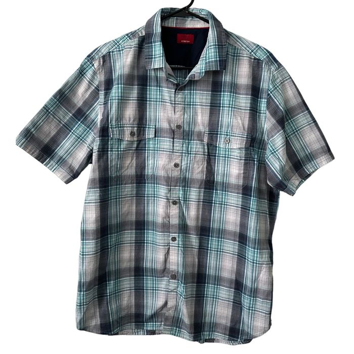 Alfani Alfani Mens Casual Shirt Size XL Extra Large Slim Fit Plaid