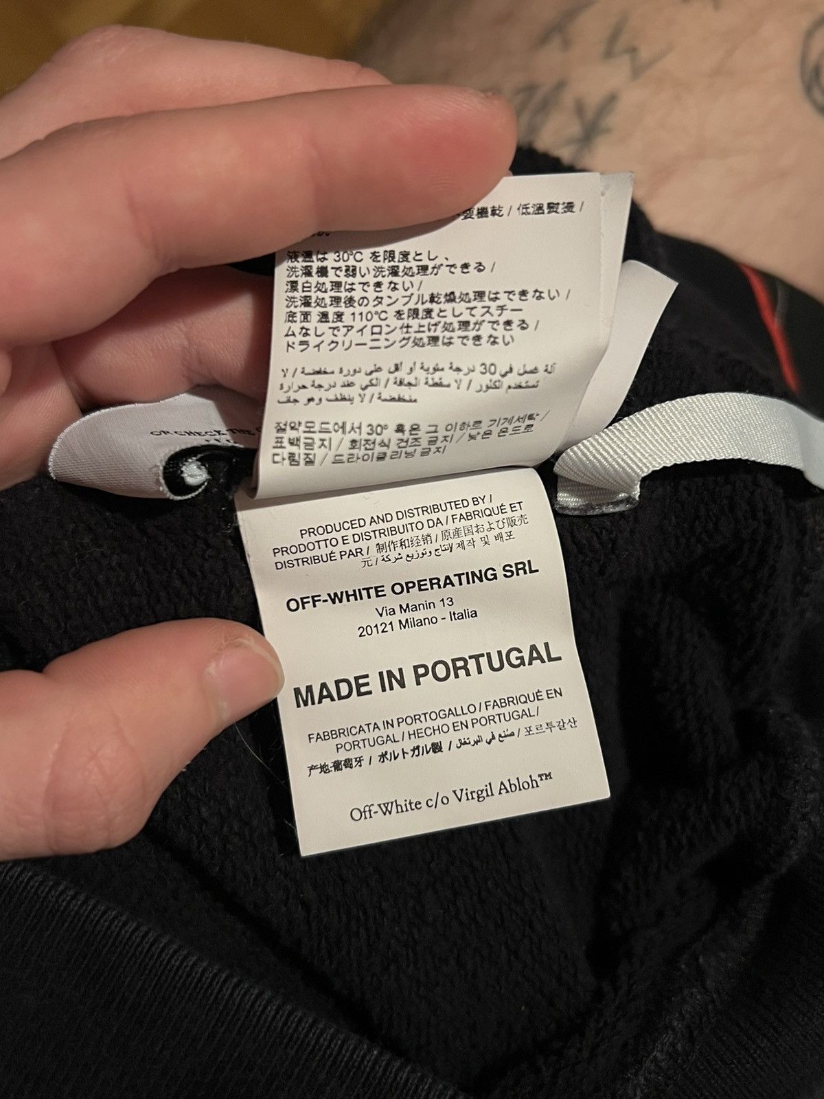 Off-White OFF-WHITE Caravaggio Diag Sleeve Hoodie Size US XS / EU 42 / 0 - 9 Thumbnail