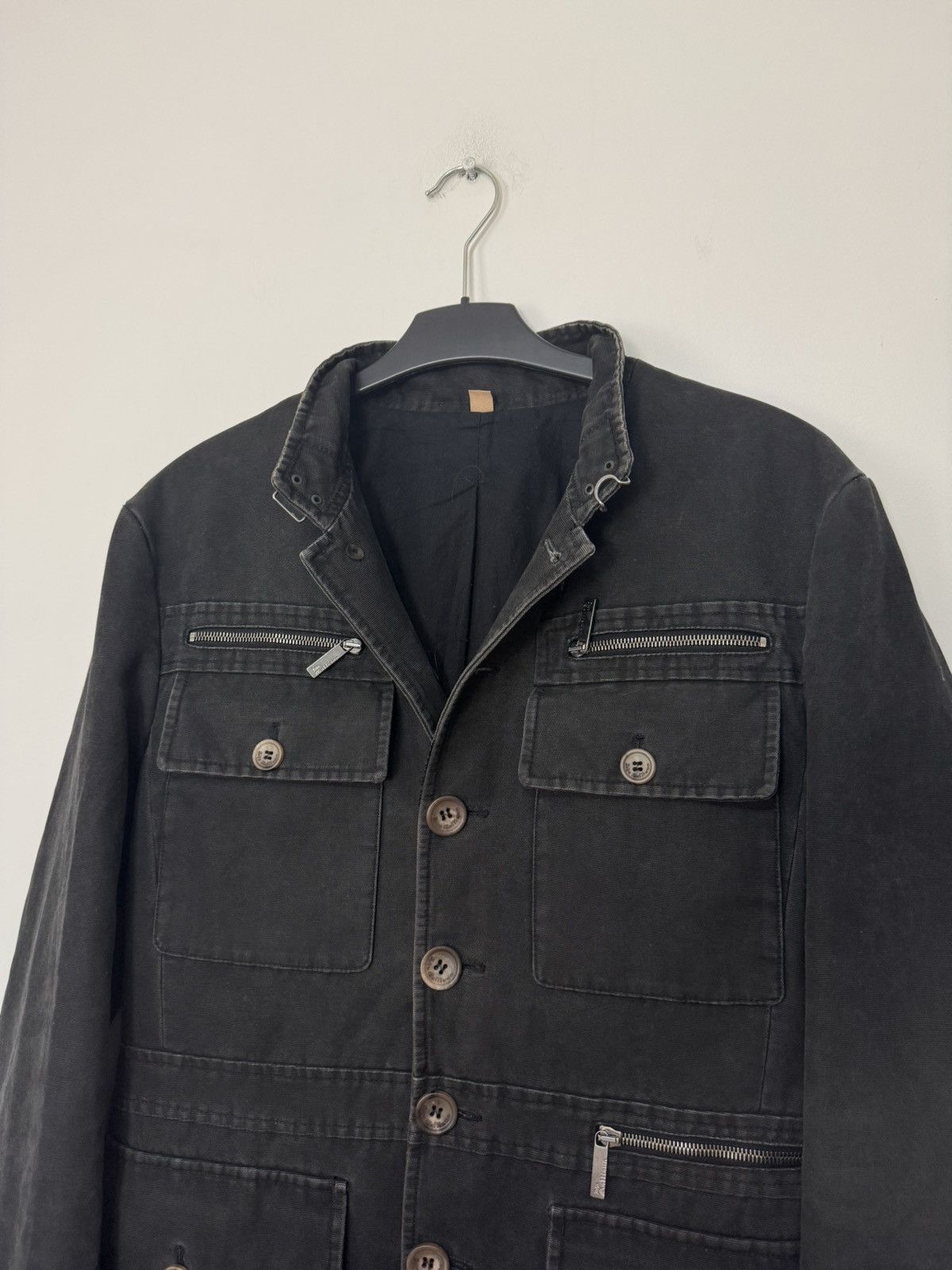 John Galliano Archive John Galliano Black Light Cotton Military Jacket Size US M / EU 48-50 / 2 - 3 Thumbnail