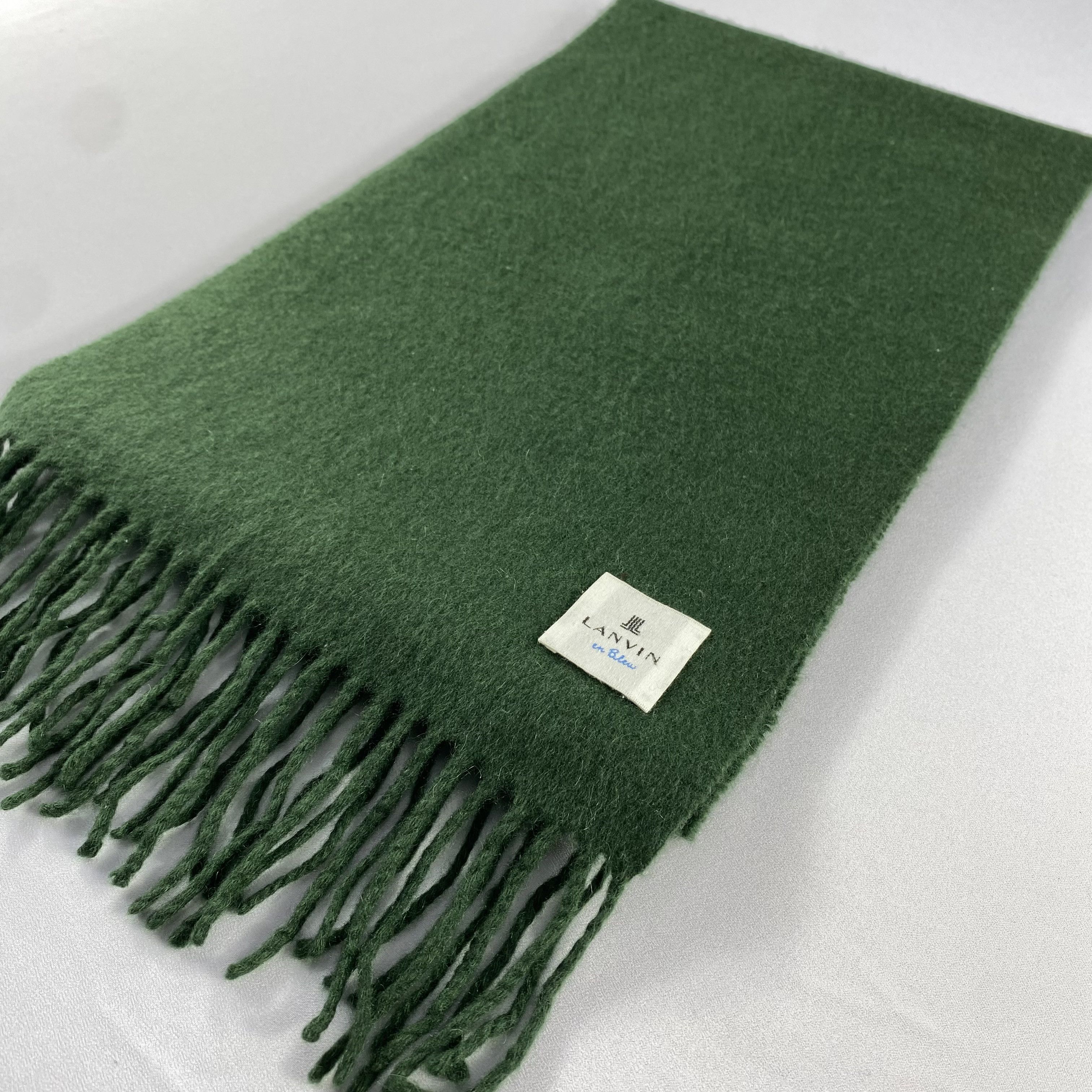 Lanvin Lanvin Plain Scarf Neck Wrap Cashmere Muffler Size ONE SIZE - 3 Thumbnail