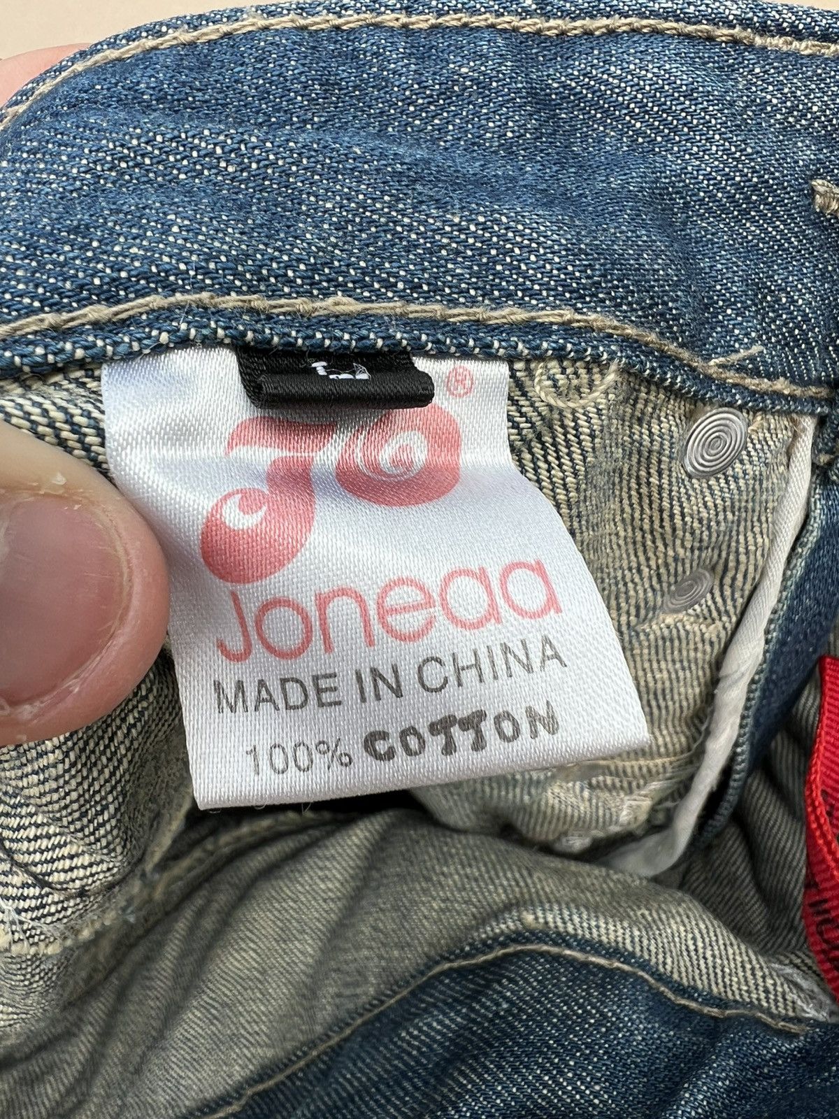 Japanese Brand Joneaa Japanese Patchwork Streetwear Jeans Size US 28 / EU 44 - 6 Thumbnail