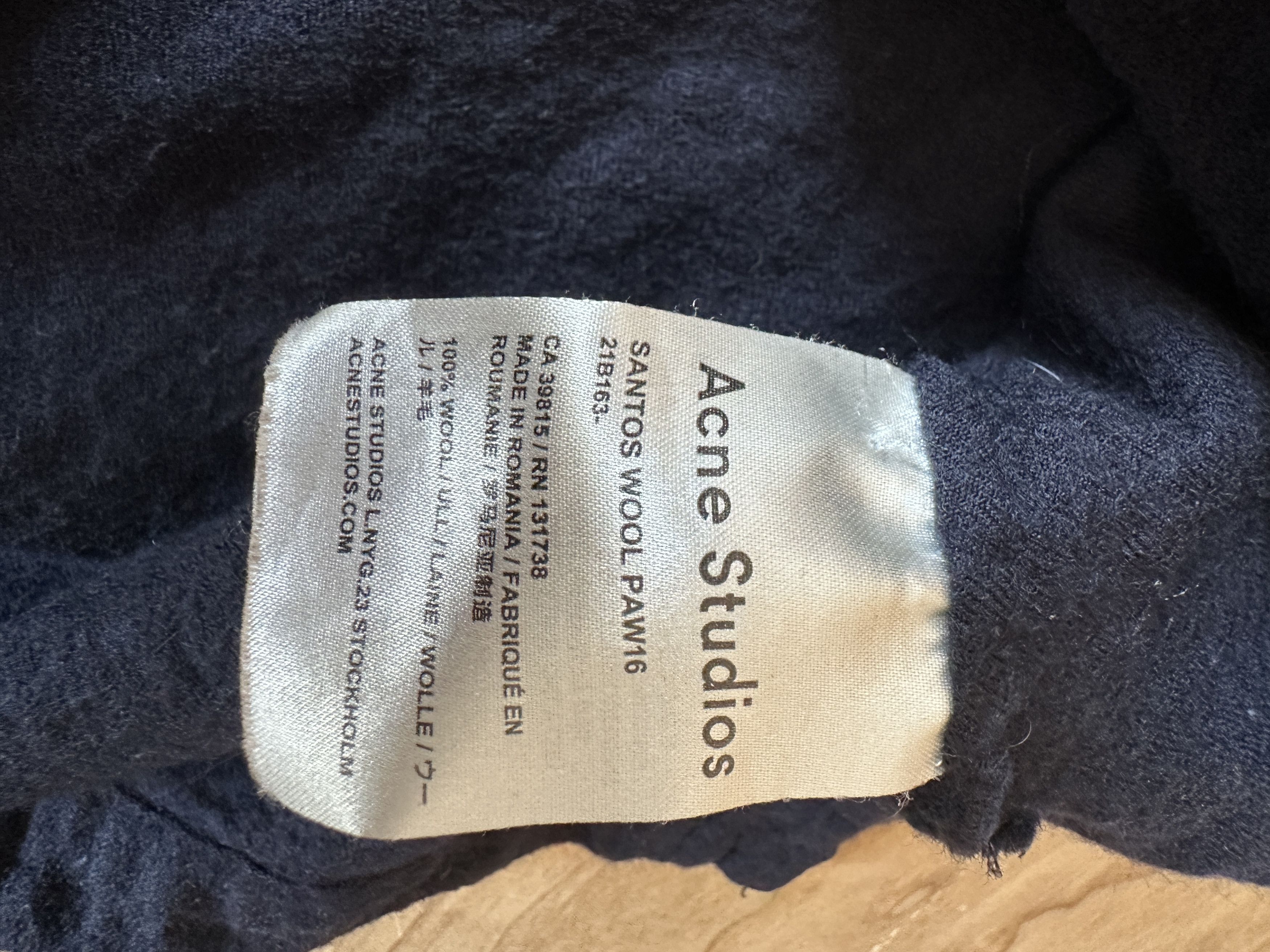 Acne Studios Acne Studios Wool Shirt Size US L / EU 52-54 / 3 - 4 Thumbnail