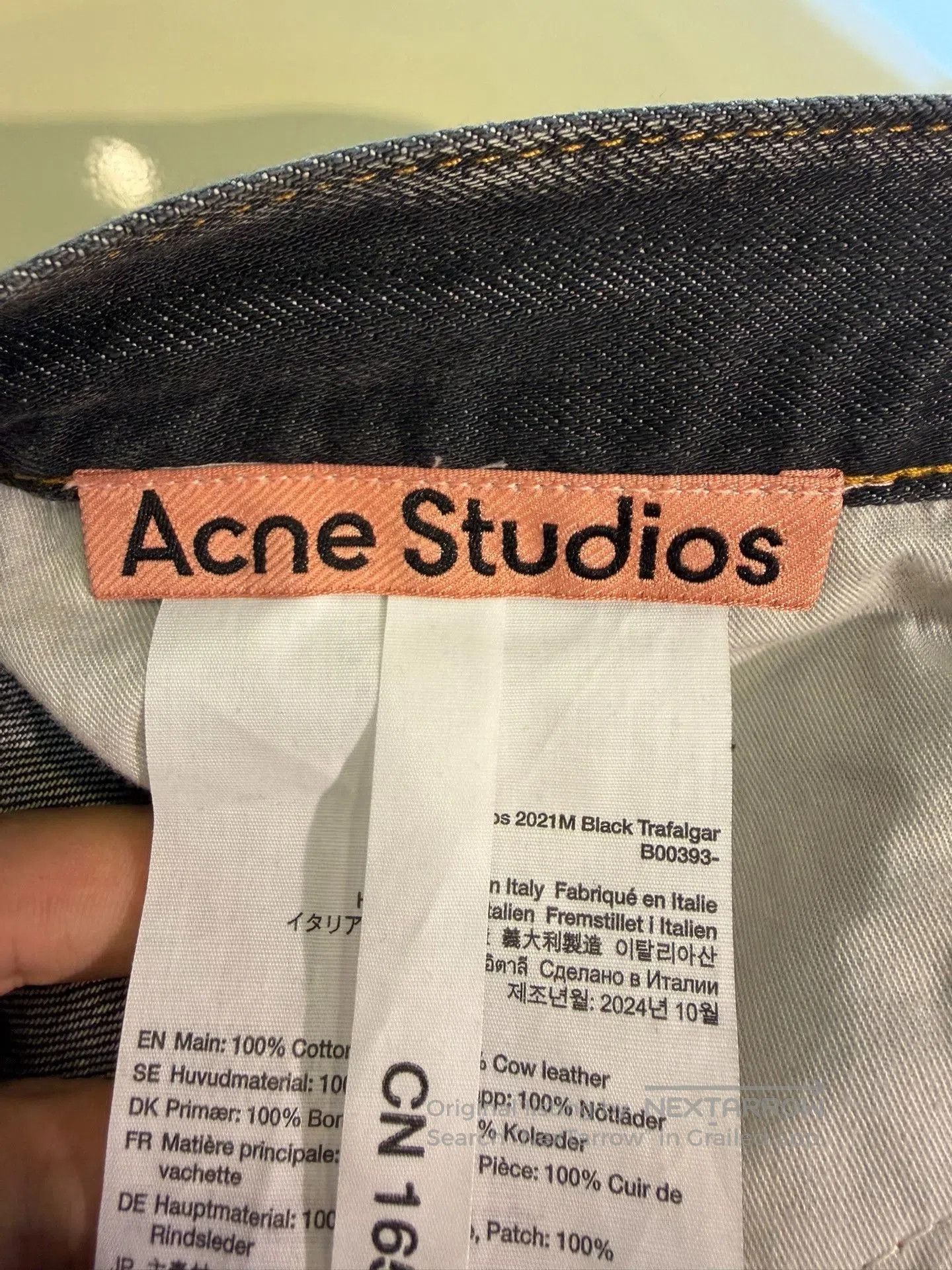 Acne Studios Acne Studios 2021M Black Splatter Jeans 30. Size US 30 / EU 46 - 4 Thumbnail