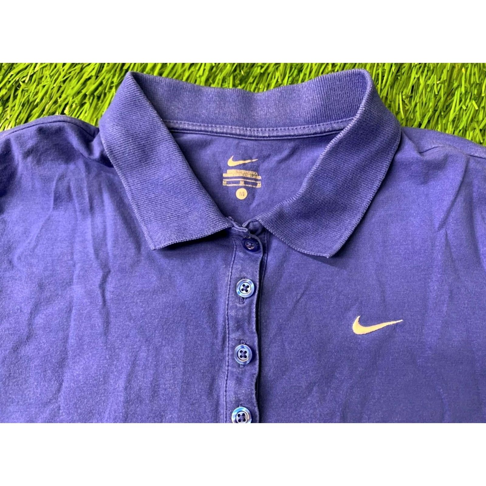 Nike NIKE Polo Shirt Women Casual Short Sleeve Blue M Size M / US 6-8 / IT 42-44 - 3 Thumbnail