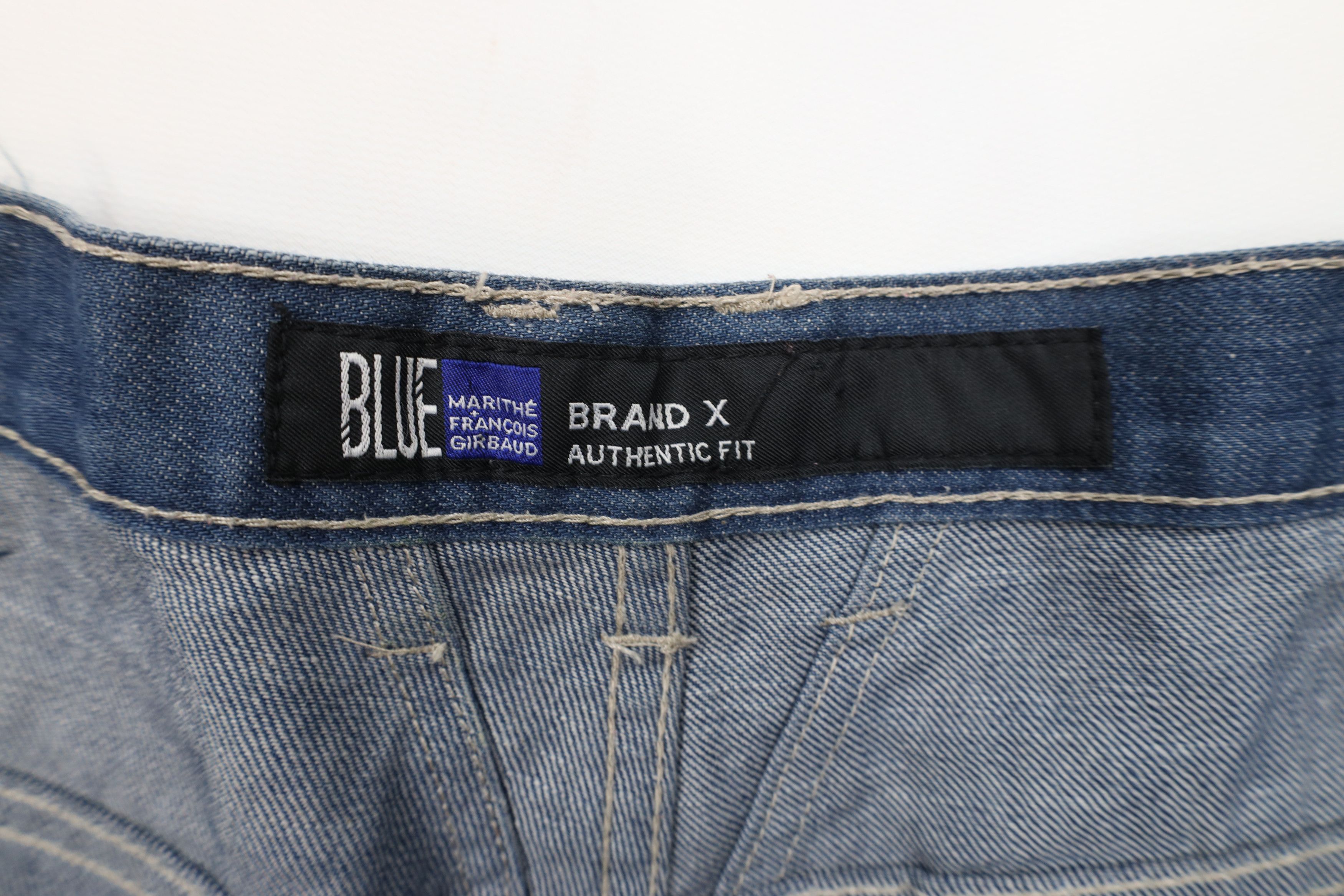 Marithe + Francois Girbaud Vintage 90s Marithe Francois Girbaud Fit Denim Jeans Blue Size US 40 / EU 56 - 7 Thumbnail