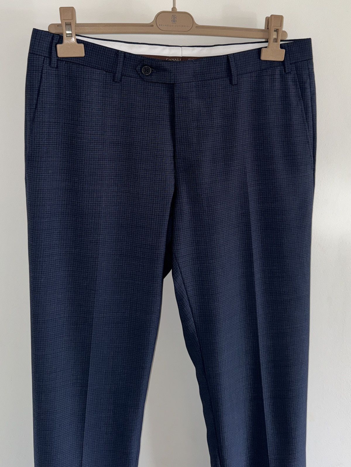 Canali Canali Wool Trousers Size US 34 / EU 50 - 3 Thumbnail