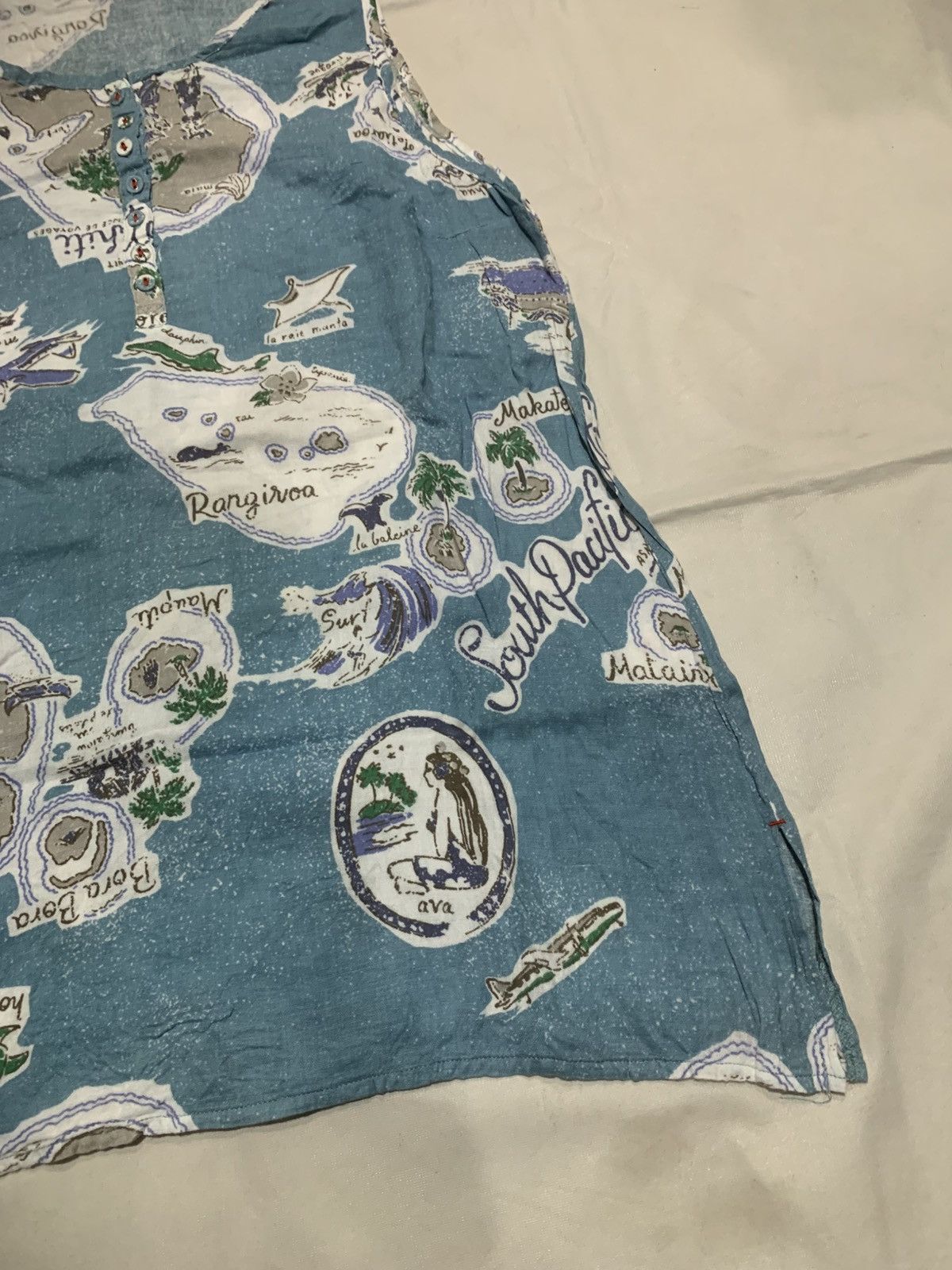 Japanese Brand Japanese South Pacific AOP TankTop Tee Size US M / EU 48-50 / 2 - 3 Thumbnail