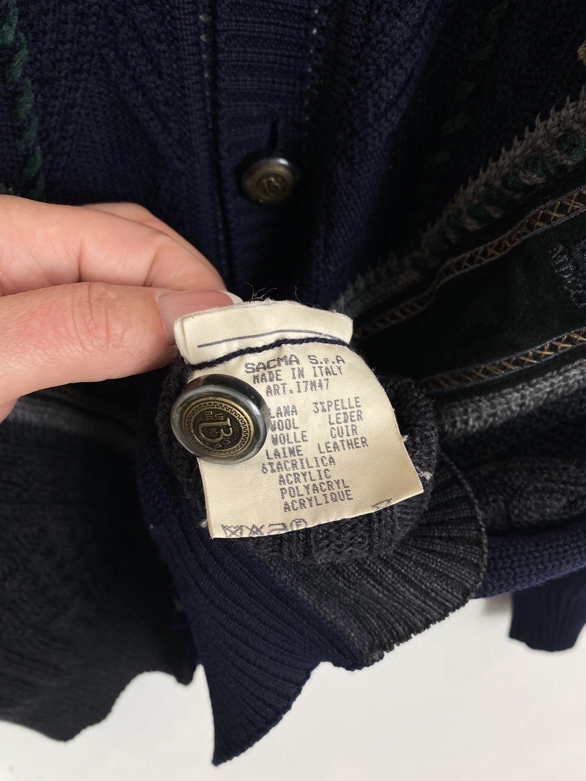 Designer Umberto Bilancioni Long Sleeve Sweater Cardigan Mens Size 56 Size US XL / EU 56 / 4 - 8 Thumbnail
