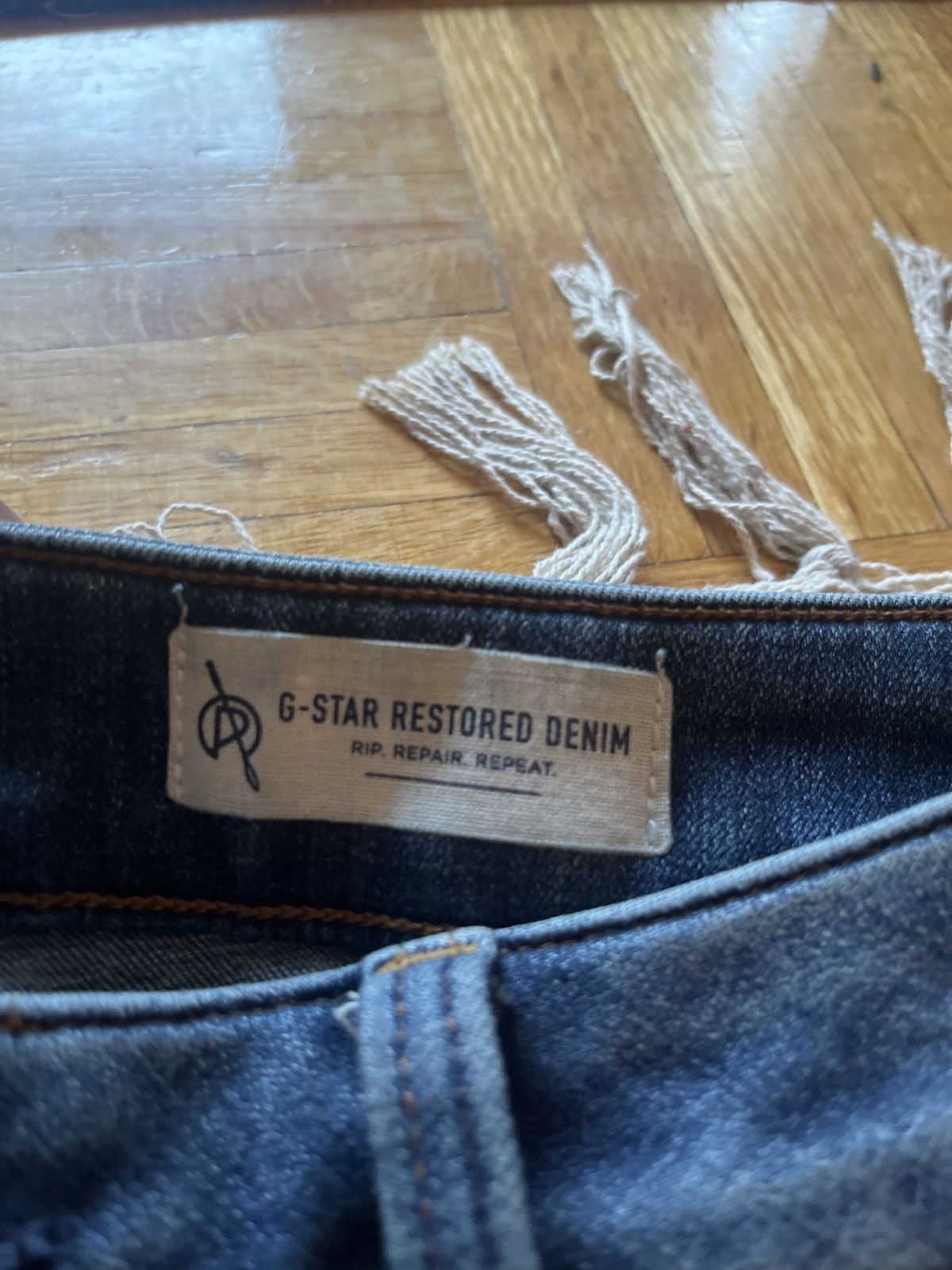 G-Star G-Star Raw Slim Restored Denim Jeans Size US 32 / EU 48 - 4 Thumbnail