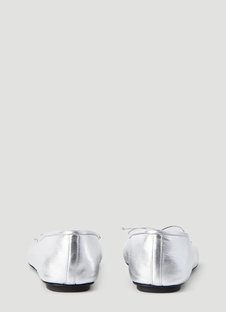 Balenciaga Balenciaga Fetish Metallic Ballerina Flat Size US 7.5 / IT 37.5 - 5 Thumbnail