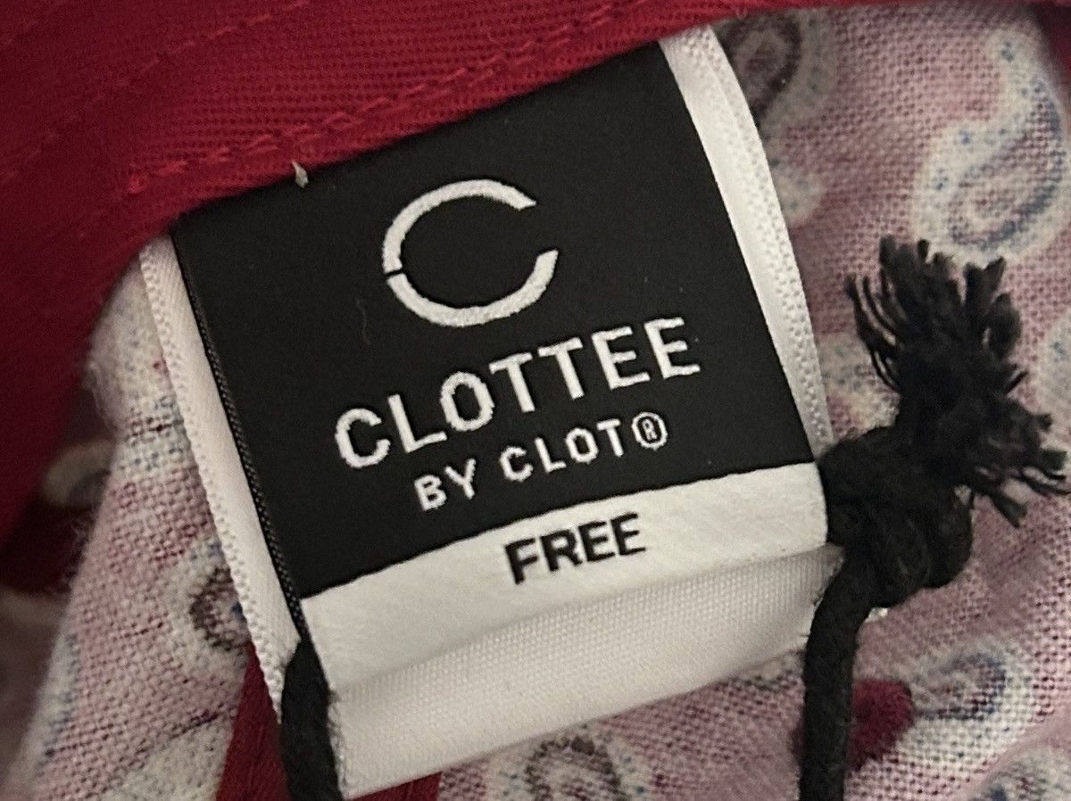 CLOT CLOT Paisley Print Pattern Red Hat Size ONE SIZE - 5 Thumbnail