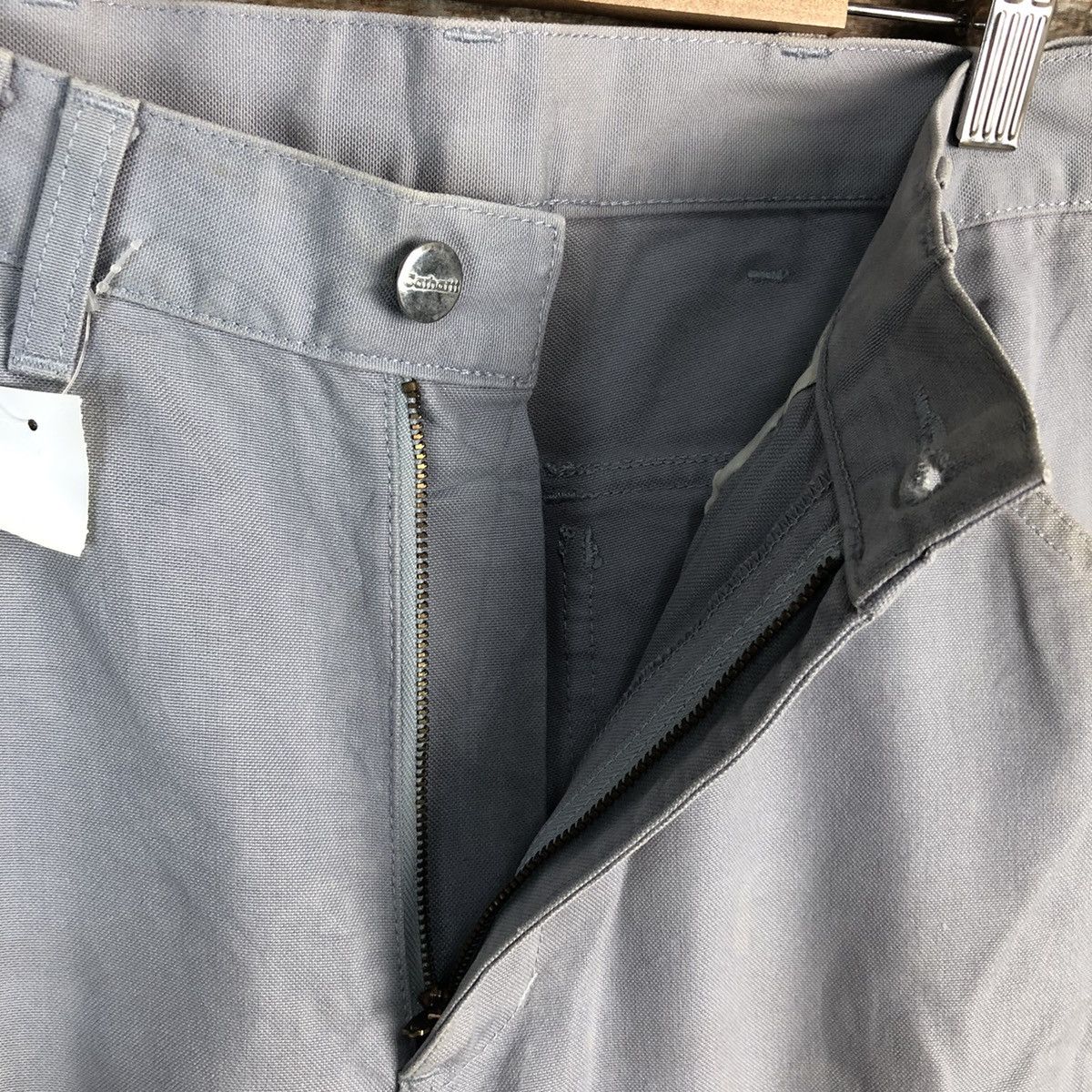 Carhartt DL Carhatt Grey Cargo Multipocket Pants #C109 Size US 32 / EU 48 - 13 Thumbnail