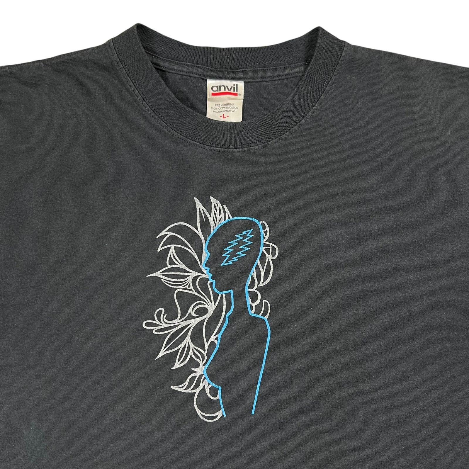 Band Tees × Grateful Dead × Vintage Vintage 90s Grateful Dead Althea silhouette faded band tee Size US L / EU 52-54 / 3 - 2 Thumbnail