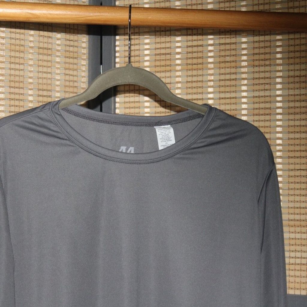 Other A4 Graphite Long Sleeve Performance Crew Tee Size XXL / US 16-18 / IT 52-54 - 3 Thumbnail