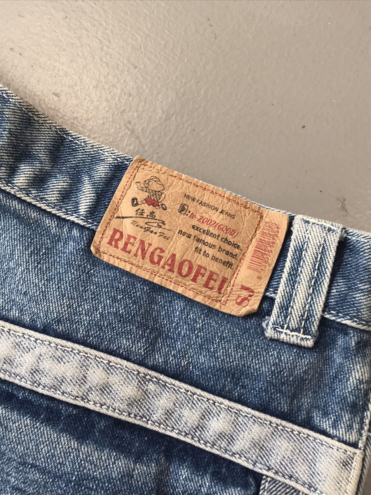 Vintage Crazy vintage big pocket Rengaofei denim Size US 30 / EU 46 - 10 Thumbnail