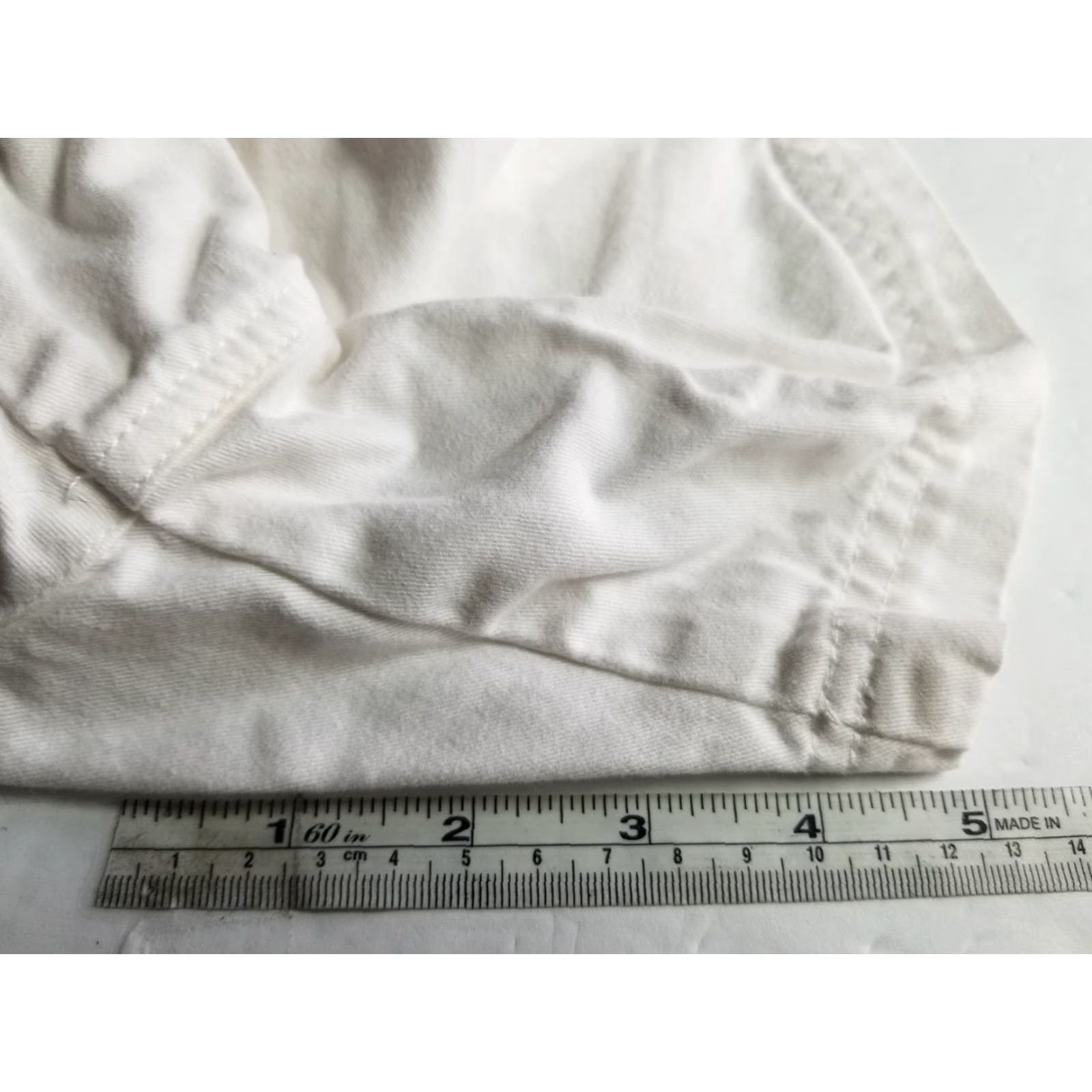 Ocean Pacific OP Ocean Pacific White Womens Shorts 13-14 Casual Drawstring Regular Chino Shorts Womens Size 34" / US 12 / IT 48 - 4 Thumbnail