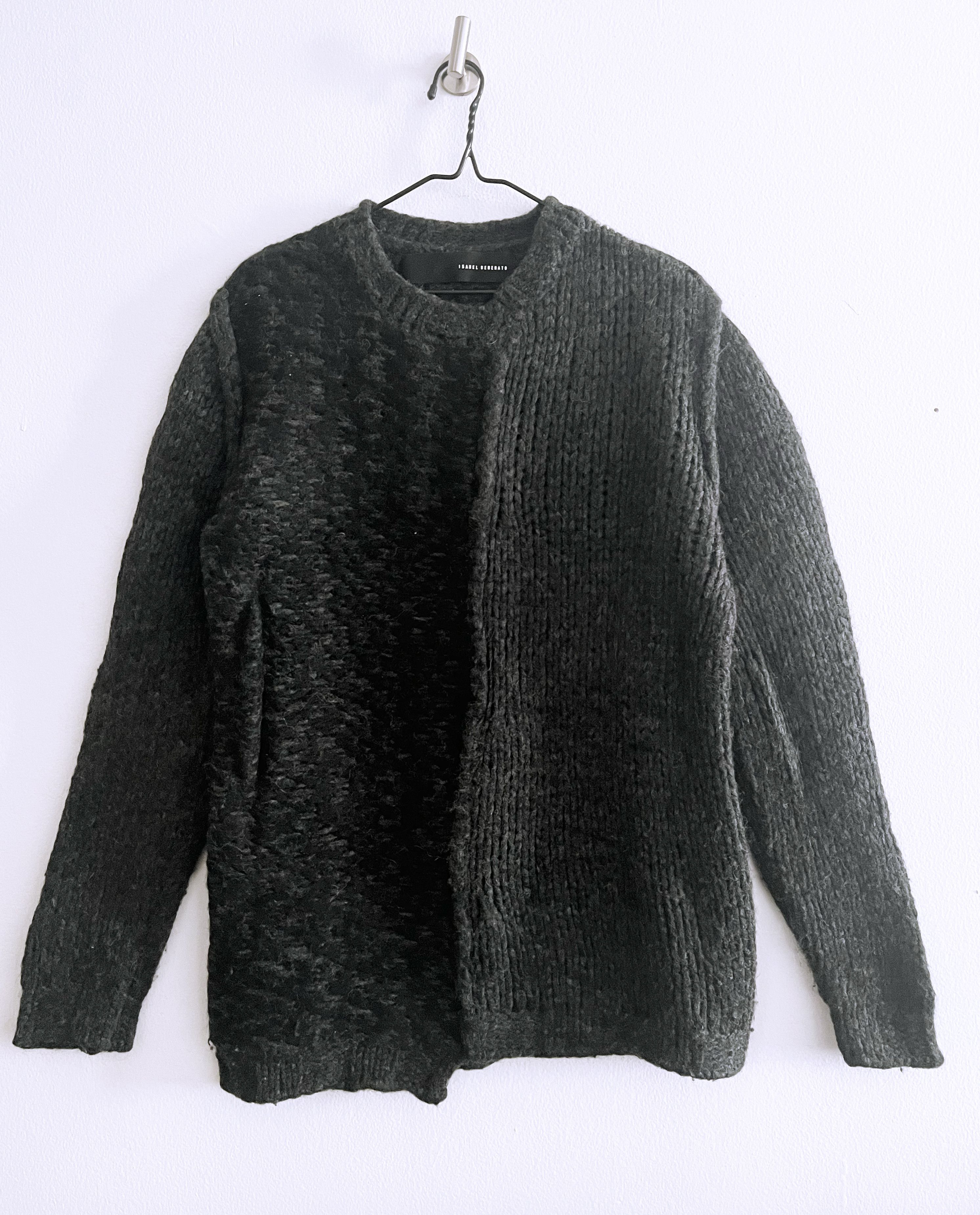 Isabel Benenato superfine alpaca knit sweater/ asymmetrical hem Size US S / EU 44-46 / 1 - 1 Thumbnail