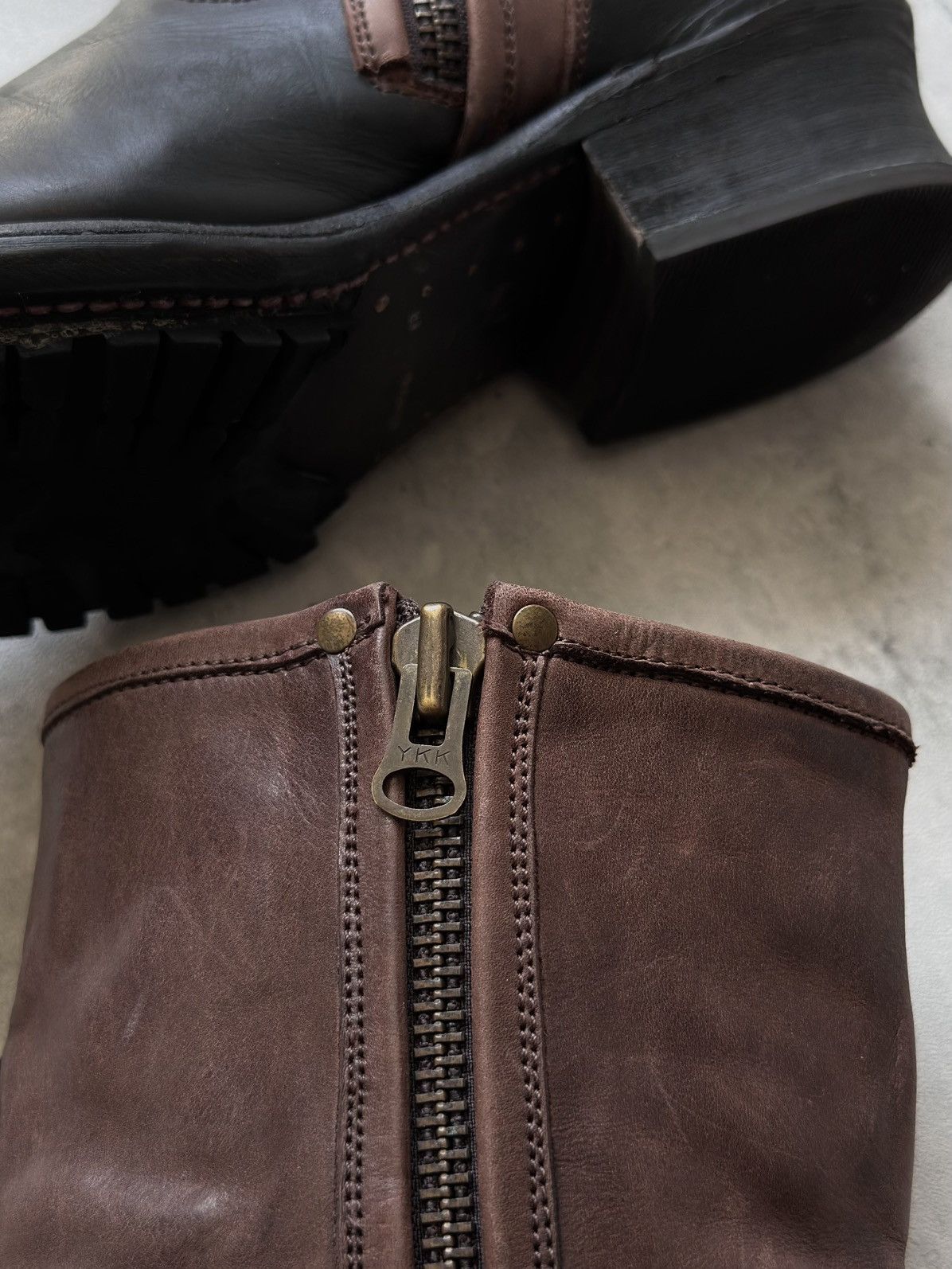 Alfredo Bannister TWO-TONE ENGINEER BOOTS Size US 8 / EU 41 - 10 Thumbnail