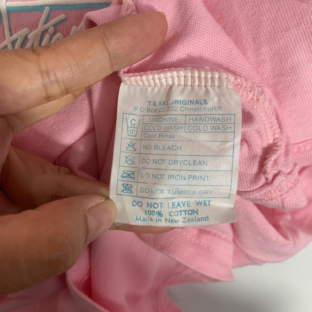 Vintage Vintage T & SKI NEW ZEALAND Activewear Pink Tee Shirt Top Size XS / US 0-2 / IT 36-38 - 7 Thumbnail