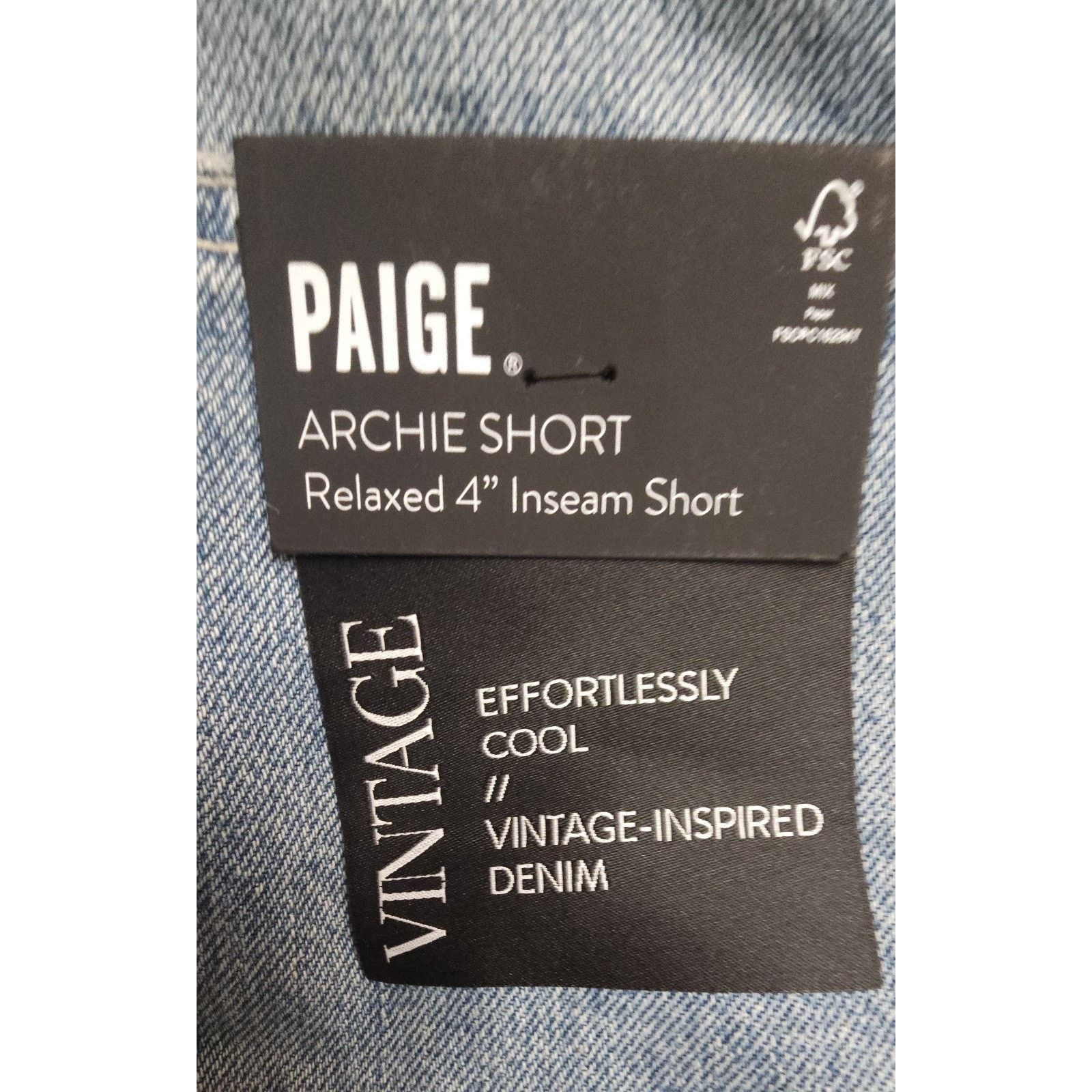 Paige Paige Archie High Rise Relaxed In Vintage Inspired Shorts 26 Size 26" / US 2 / IT 38 - 9 Thumbnail