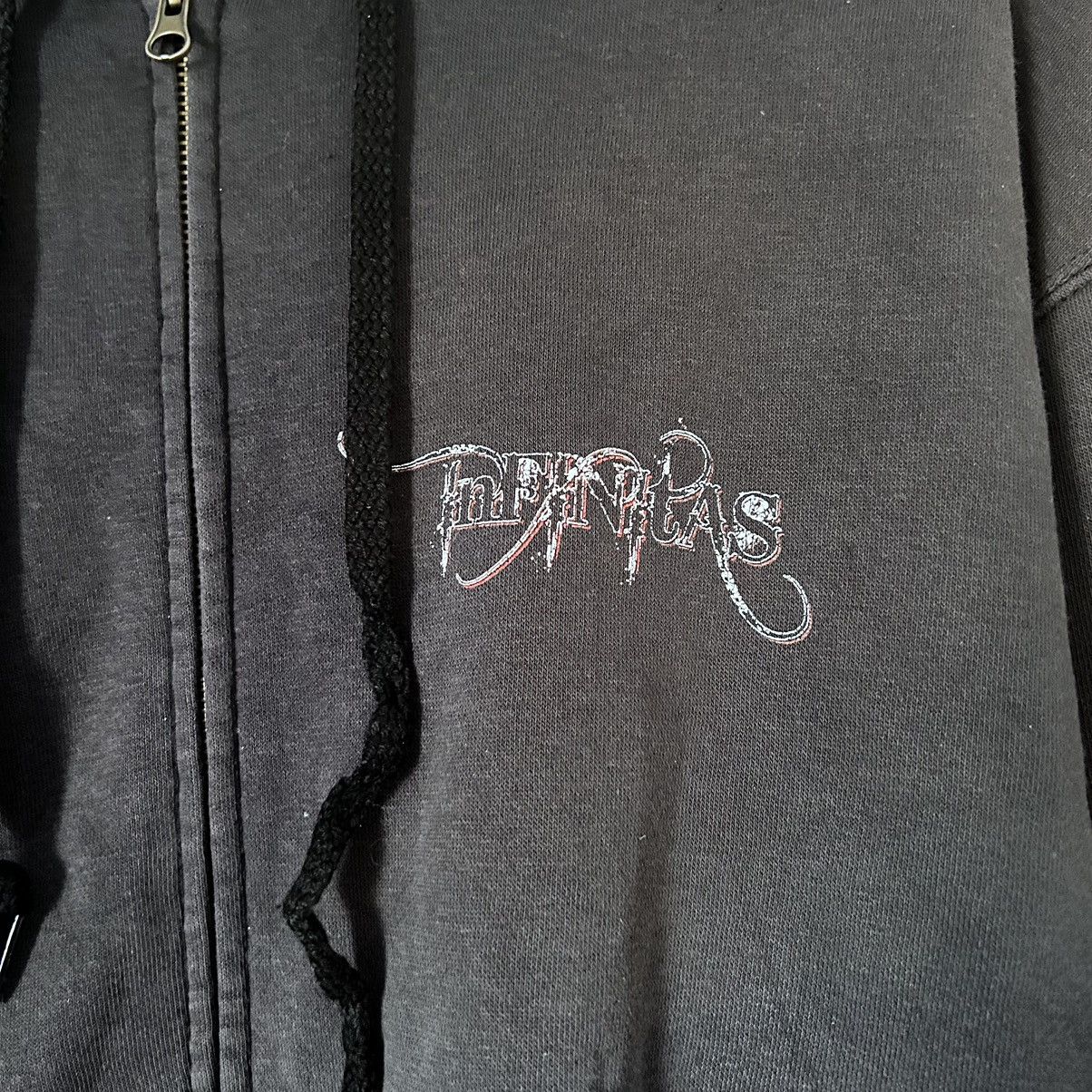 Band Tees × Vintage Vintage Infinitas Metal Band Self-Destruction Zip Hoodie Size US M / EU 48-50 / 2 - 10 Thumbnail