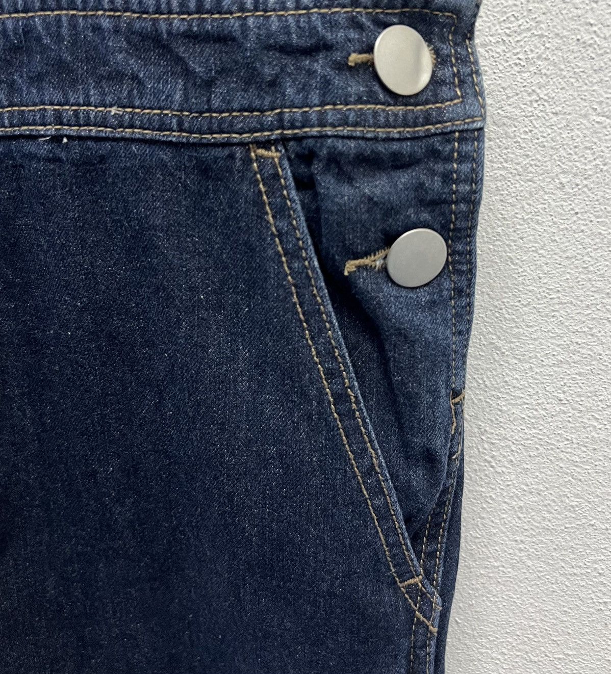 Japanese Brand × Vintage Vintage-Inspired Dark Denim Overalls – Pair Pair (Size M) Size US 35 - 9 Thumbnail