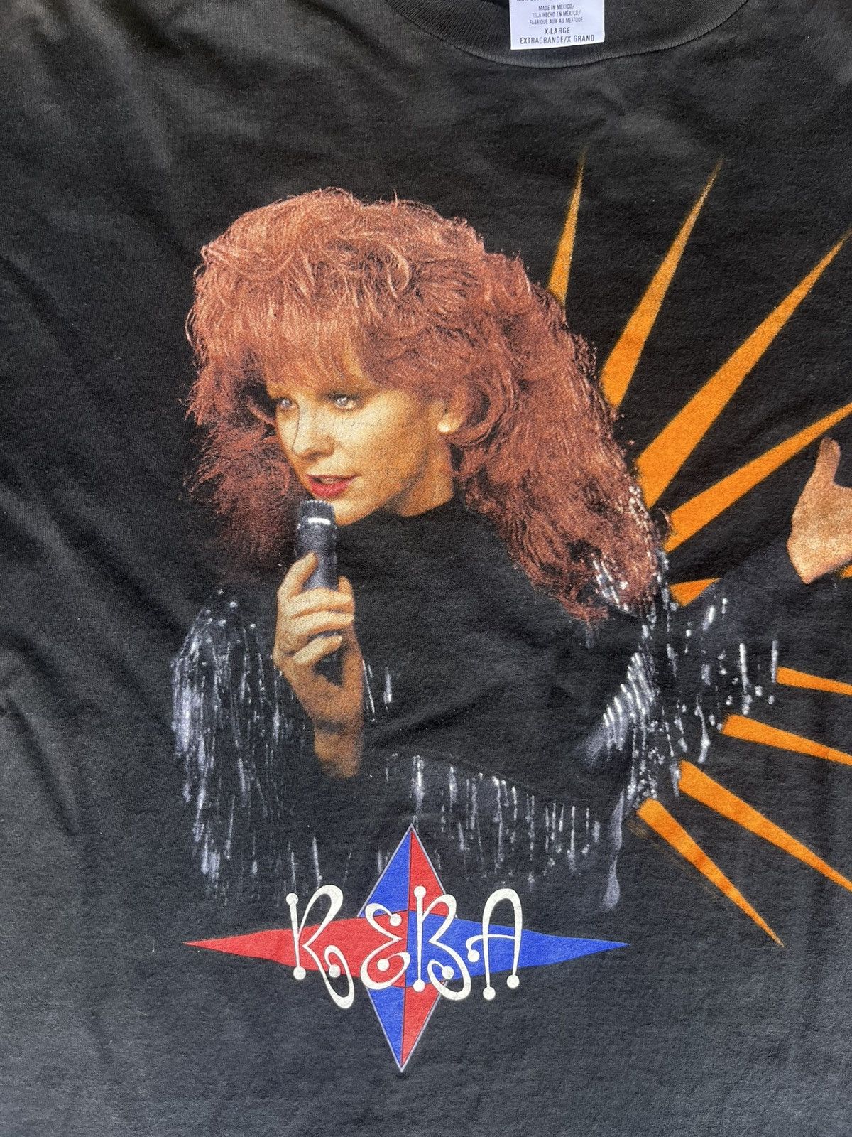 Vintage Vintage 1995 Reba tour tee Size US XL / EU 56 / 4 - 2 Thumbnail