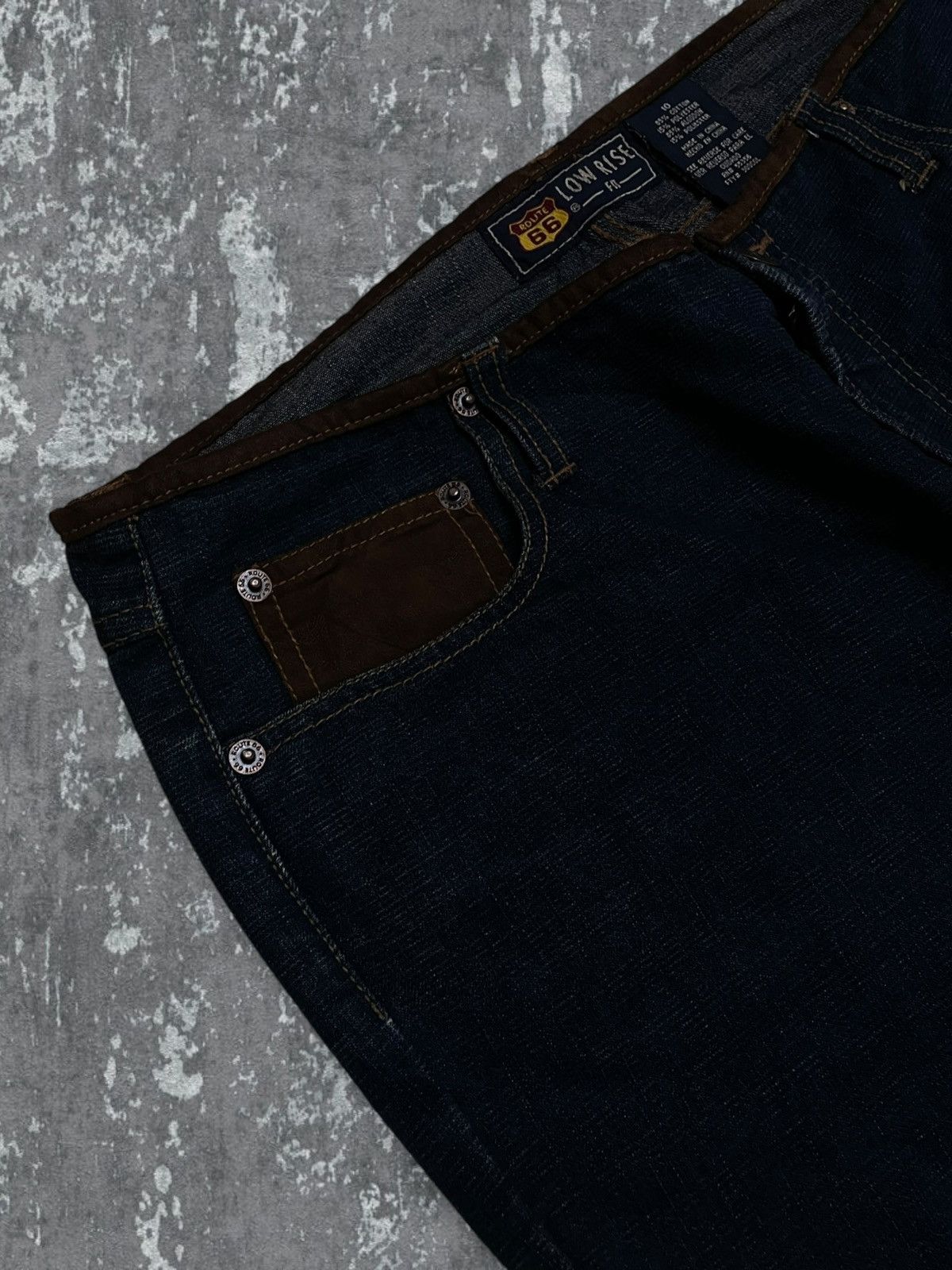 Japanese Brand Vintage 90s Designer Route 66 Rare Flared Lace Cowboy Denim Size US 32 / EU 48 - 8 Thumbnail