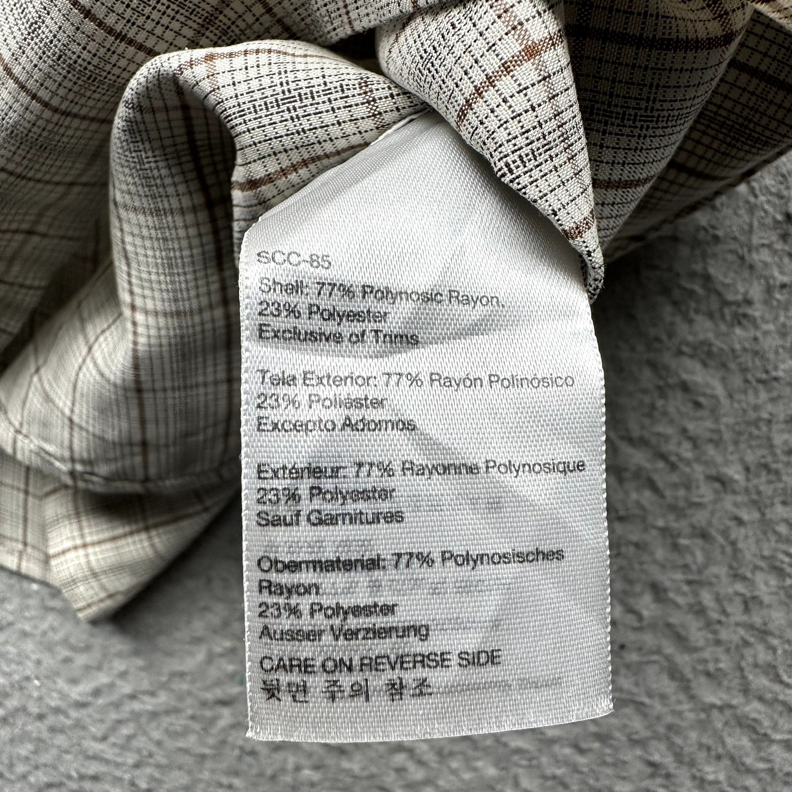 Marmot Marmot Micro Plaid Button Shirt Men XXL Rayon Brown Beige Size US XXL / EU 58 / 5 - 12 Thumbnail