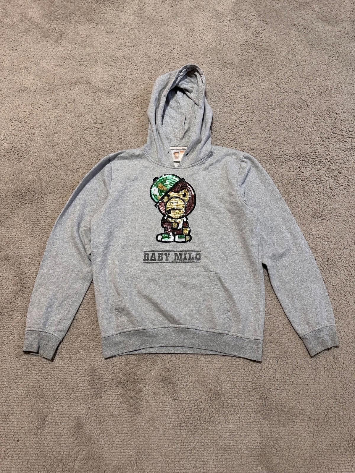Other Vintage women Bathing Ape Gray Hoodie Bape Baby Milo Size M Size M / US 6-8 / IT 42-44 - 1 Thumbnail