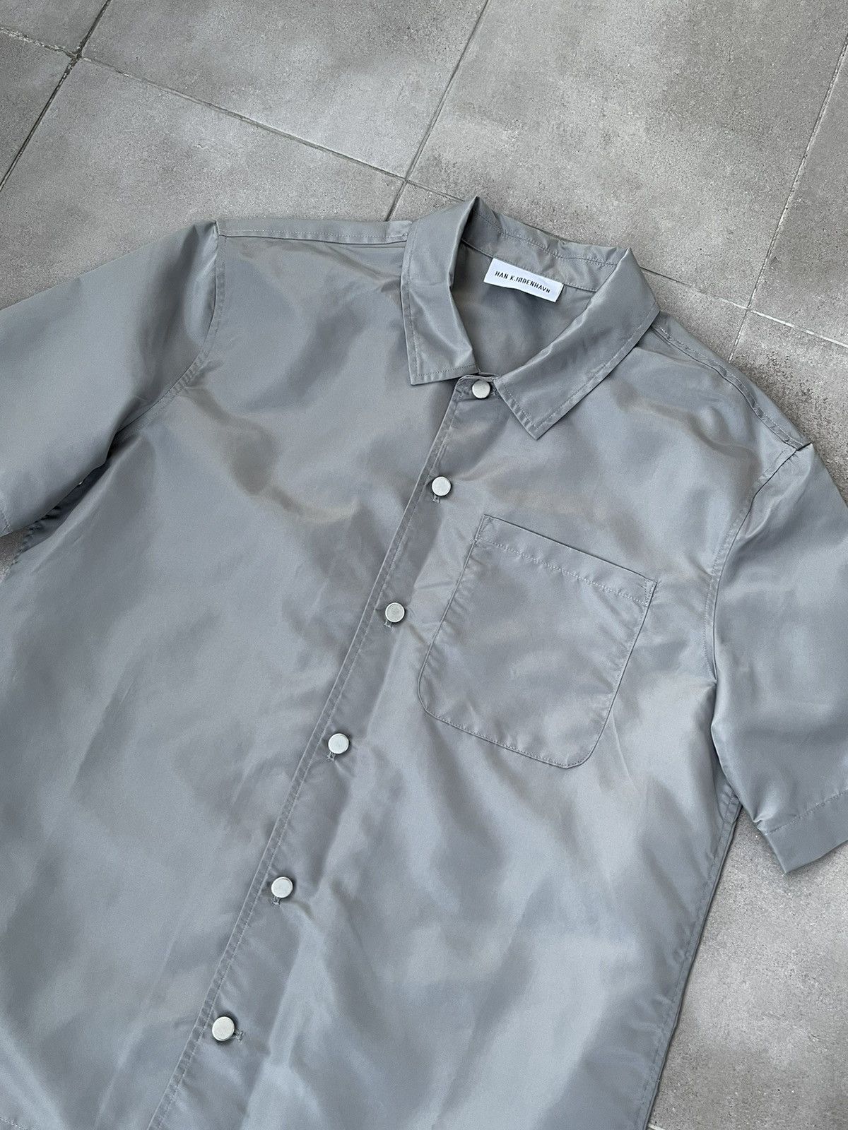 Han Kjobenhavn !DS! FW22 Han Kjobenhavn Grey Summer Shirt Short Sleeve Size US M / EU 48-50 / 2 - 10 Thumbnail