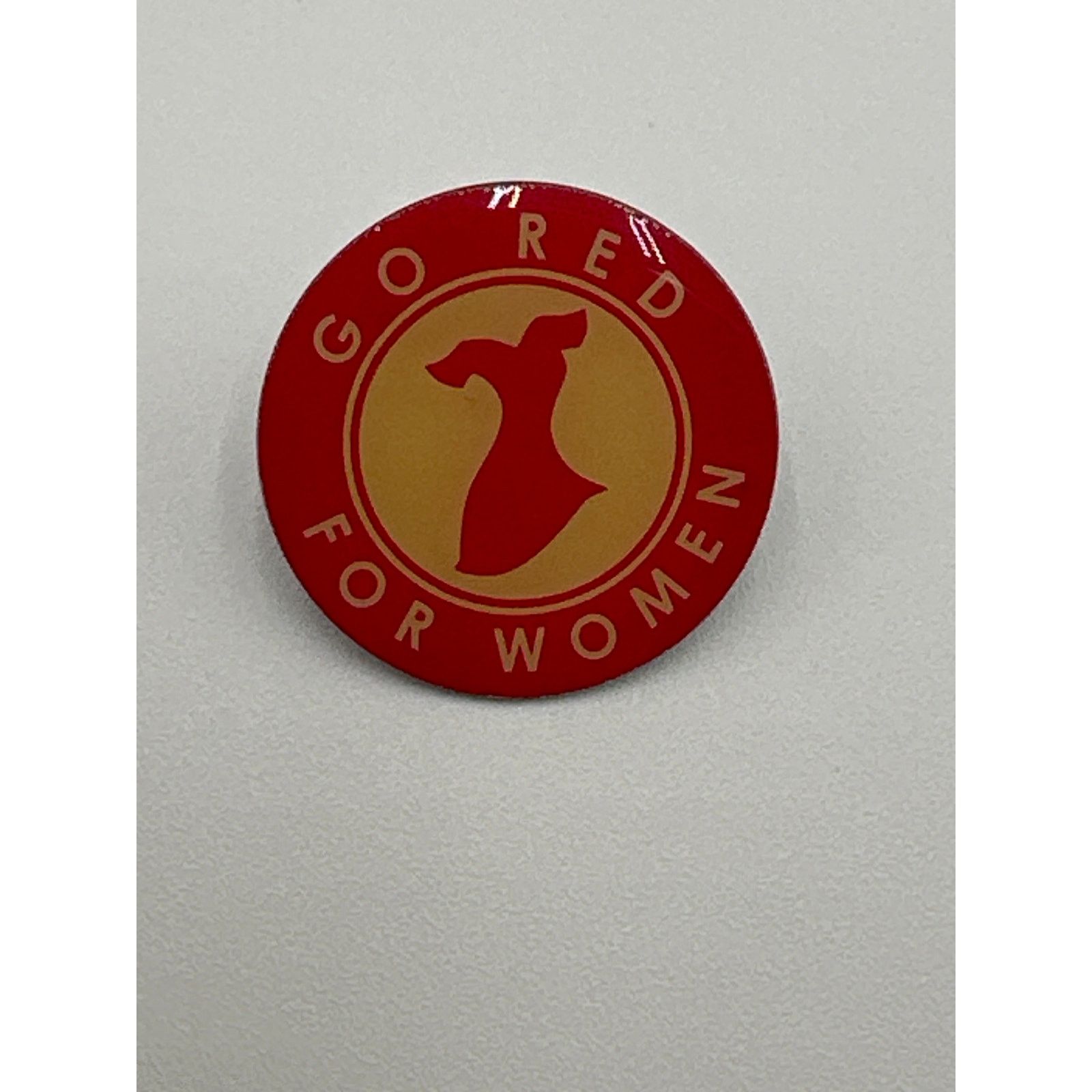 Vintage Go Red For Woman Pin Label Heart Awareness Limited Edition Size ONE SIZE - 8 Thumbnail