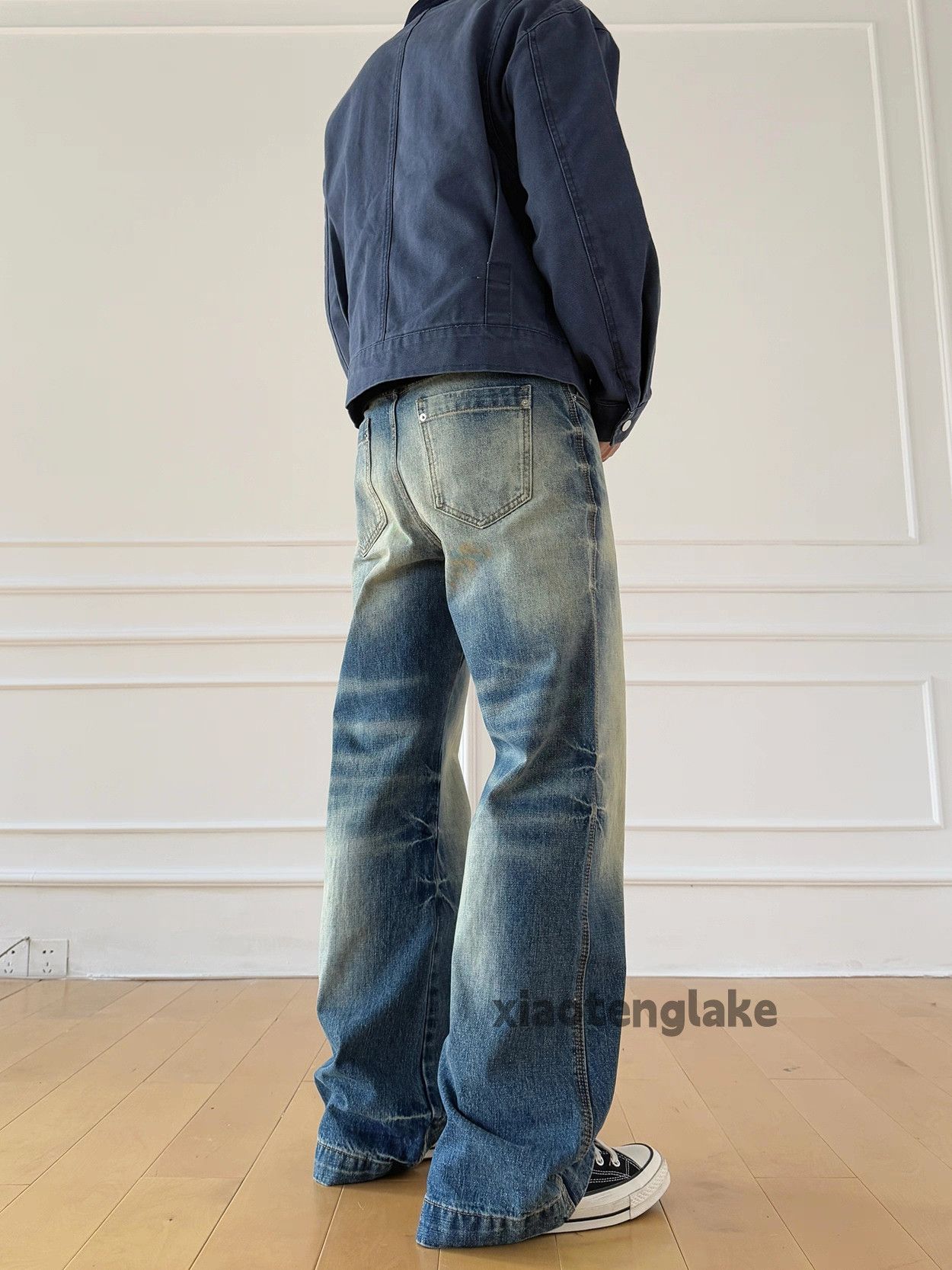 Jean ltx vintage washed faded loose baggy hiphop jeans Size US 28 / EU 44 - 7 Thumbnail
