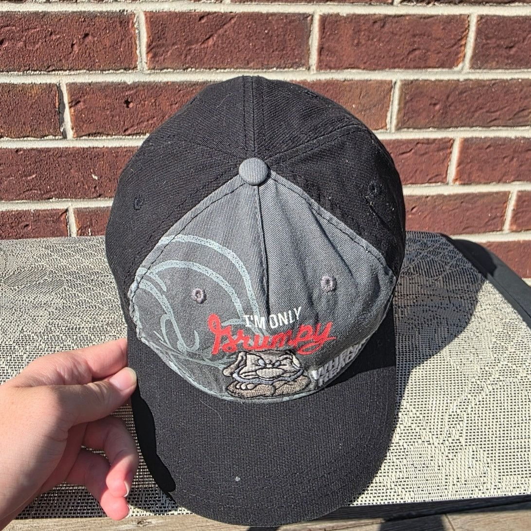 Disney × Vintage Disney "I'm Only Grumpy When Someone's Reading My Hat" Cap Size ONE SIZE - 5 Thumbnail